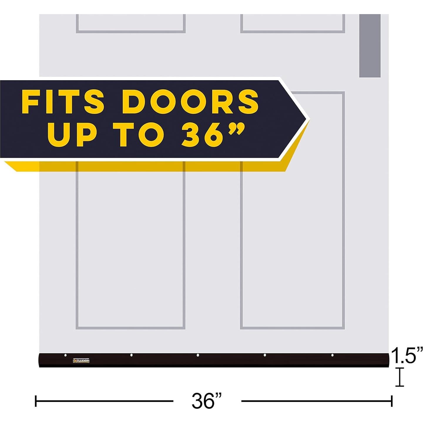 Barrera de Puerta Xcluder 91.44 cm a Prueba de Ratas 2-Pack