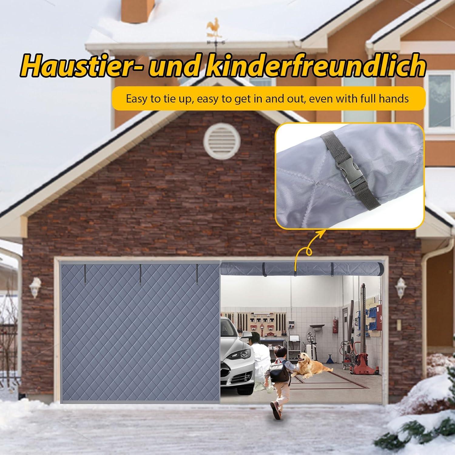 Cortina Aislante para Puerta de Garaje ABVRUN 4.88x2.13m