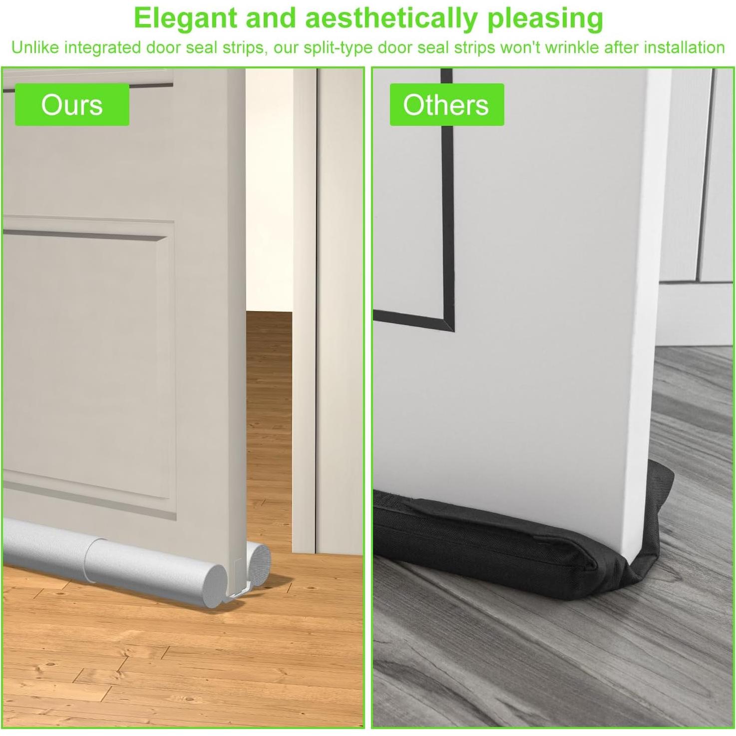 Sellador de Corrientes de Aire para Puertas Shouken 91.44 cm Gris