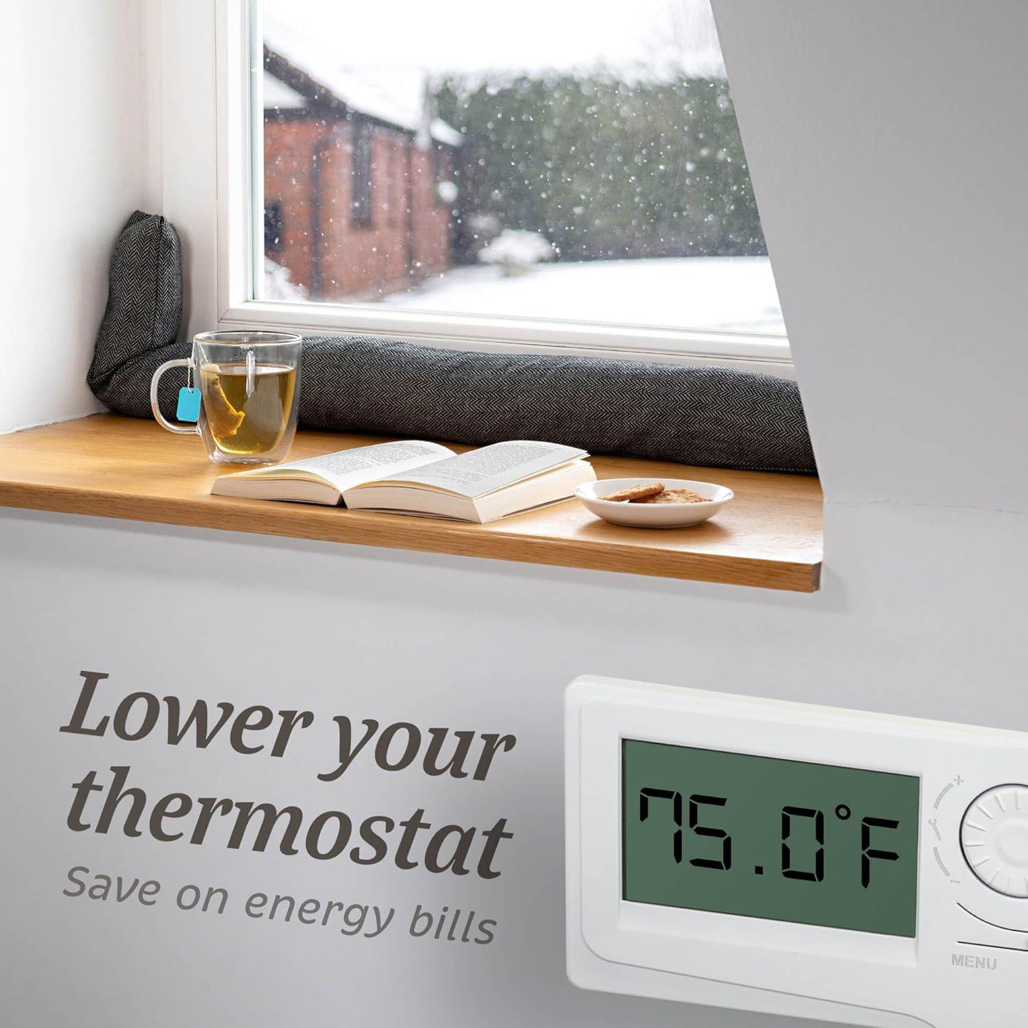 Detenedor de Corrientes Praknu 119 cm Gris - Bloqueador de Puertas