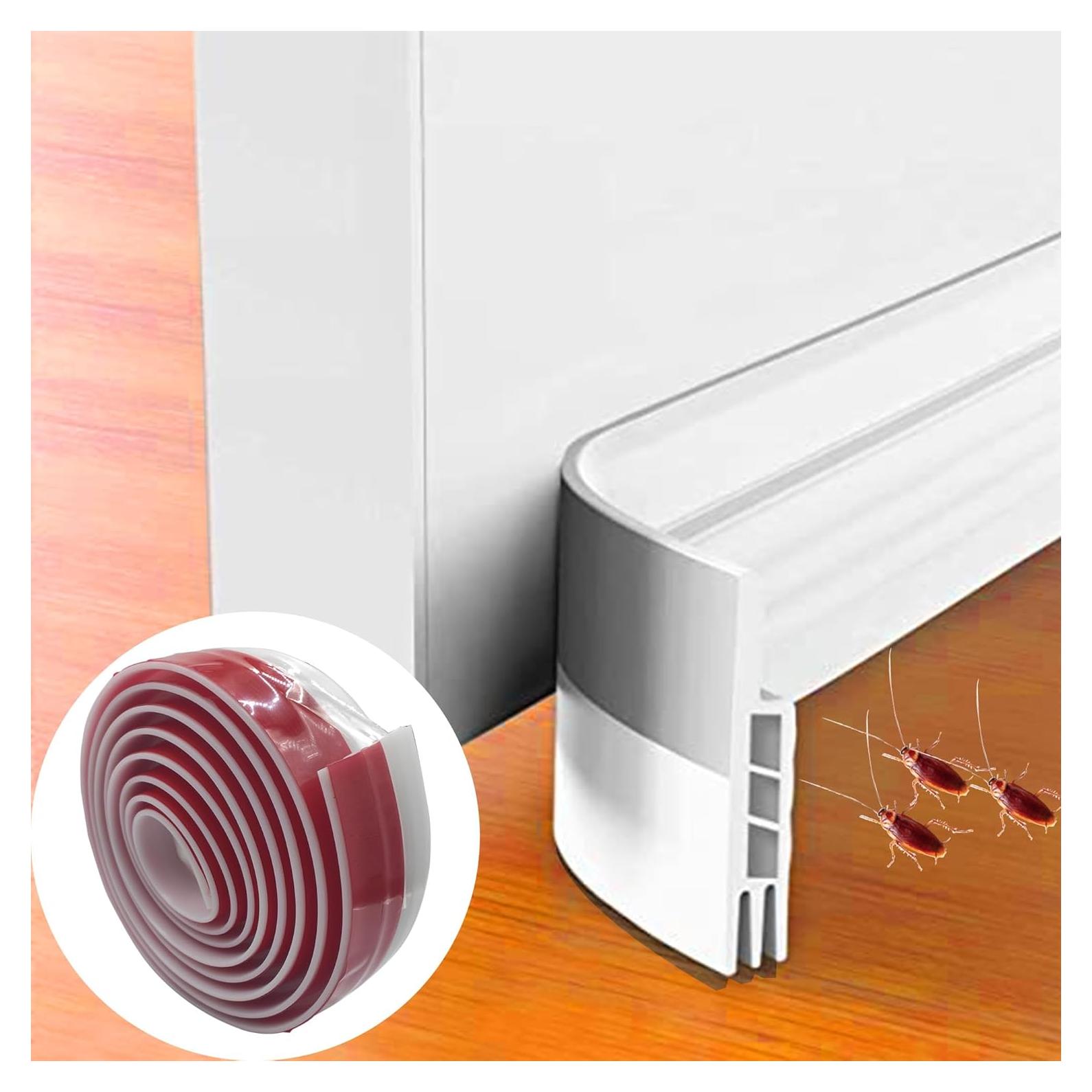 Detenedor de Corrientes de Aire DOHUG 1m Blanco - Bloqueador de Puertas