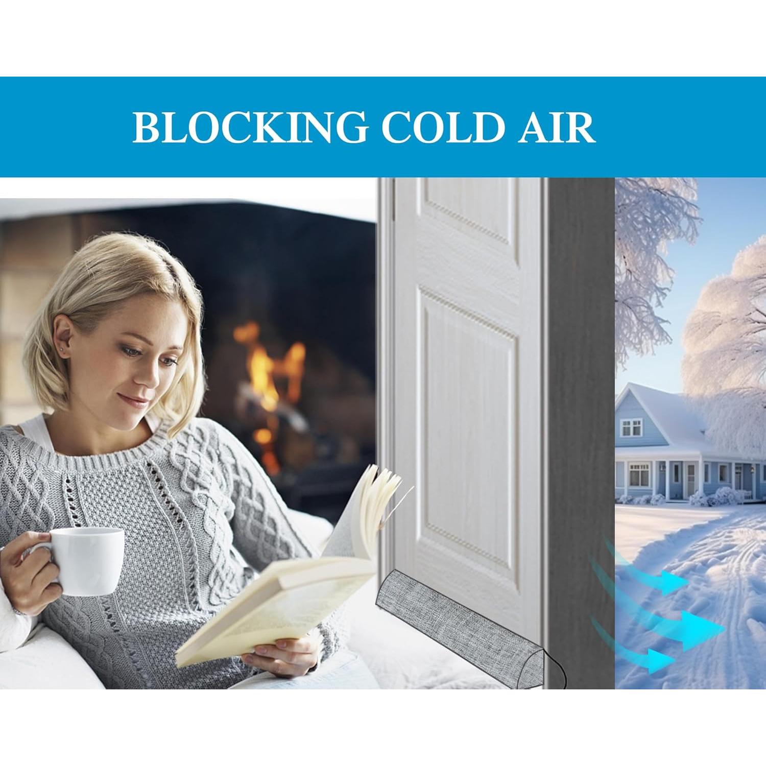 Parada de Corrientes de Aire QUOLIX 81.28 cm Gris Aislante