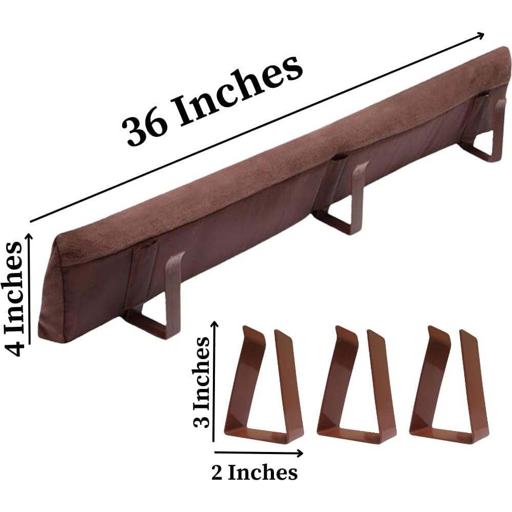 Detenedor de Corrientes de Aire Evelots 91.44 cm - Clips Metal