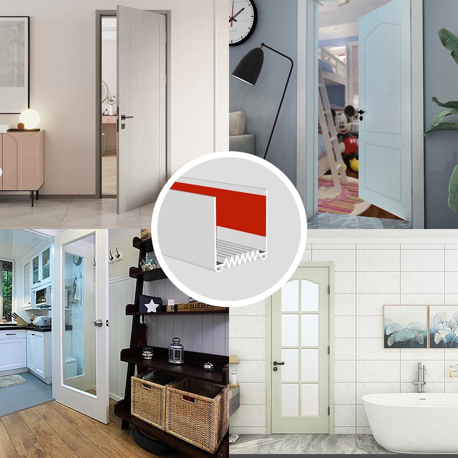 Sello de Puerta con Burlete LCGAOYA 99 cm Blanco Cortable