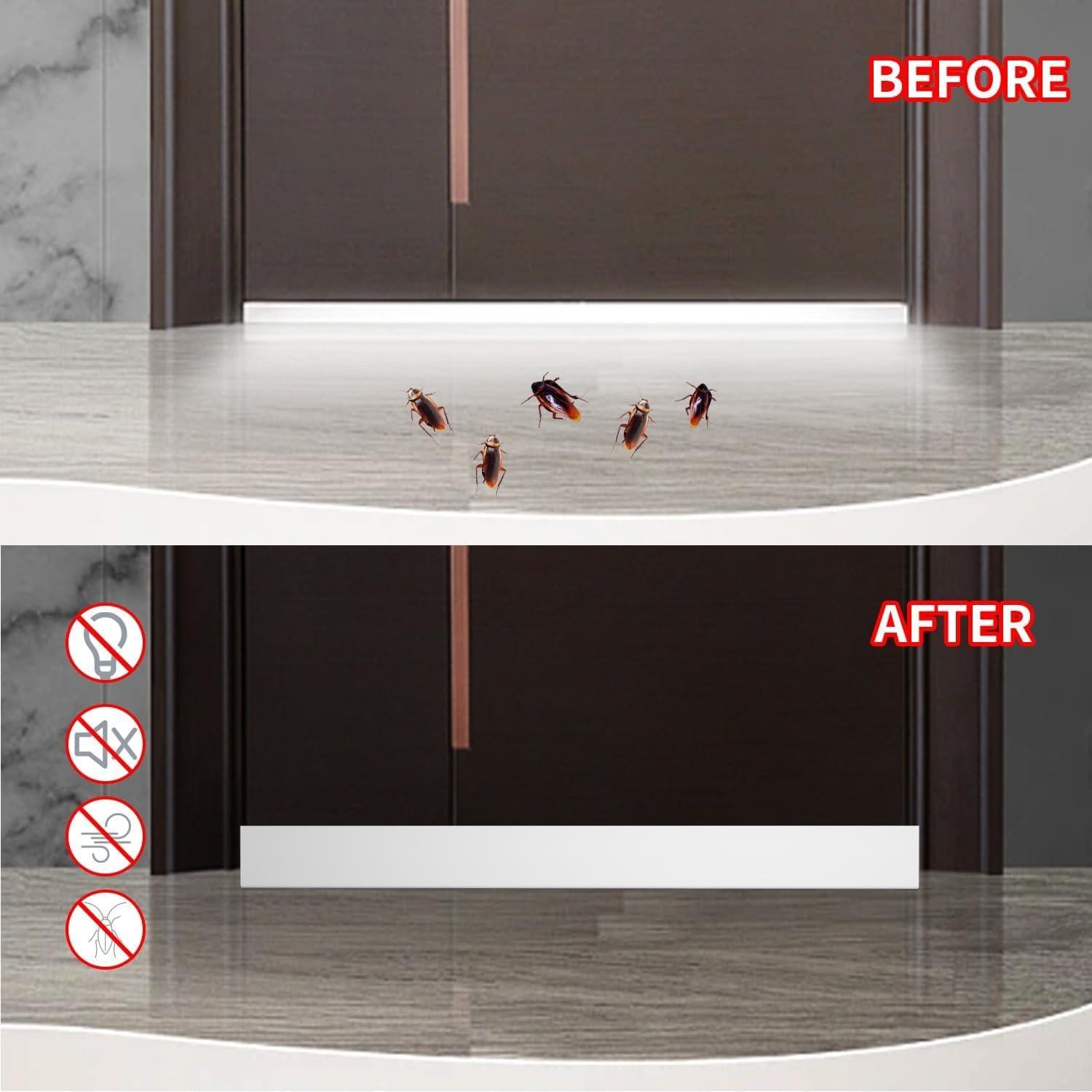 Sello de Puerta con Burlete LCGAOYA 99 cm Blanco Cortable