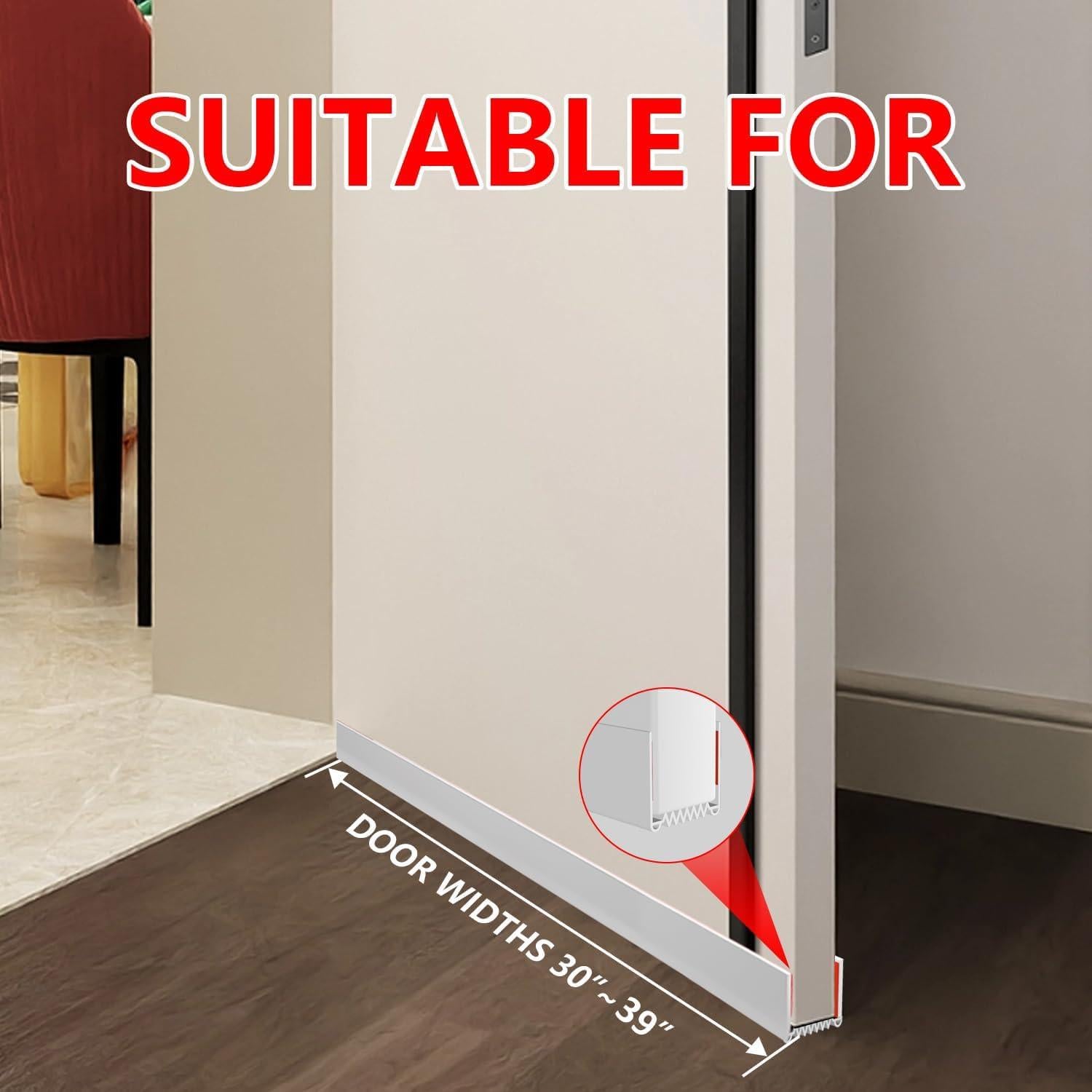 Sello de Puerta con Burlete LCGAOYA 99 cm Blanco Cortable