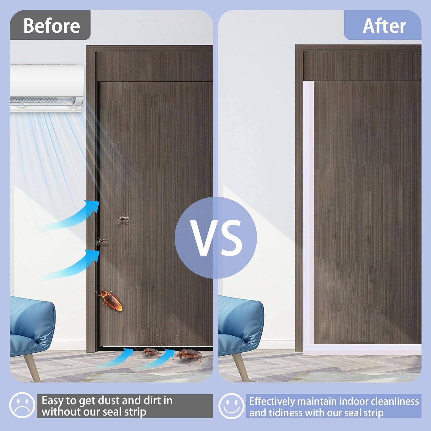 Tira de Sello de Silicona Coengwui 3.05m x 5cm Blanca