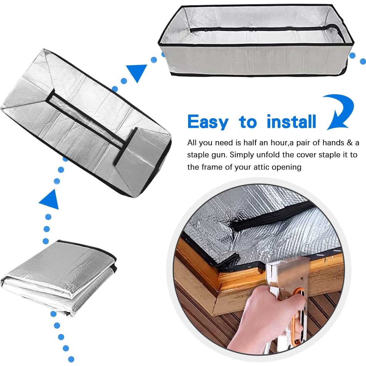 Cubierta de Aislamiento para Puerta de Ático Storystore 137x63 cm