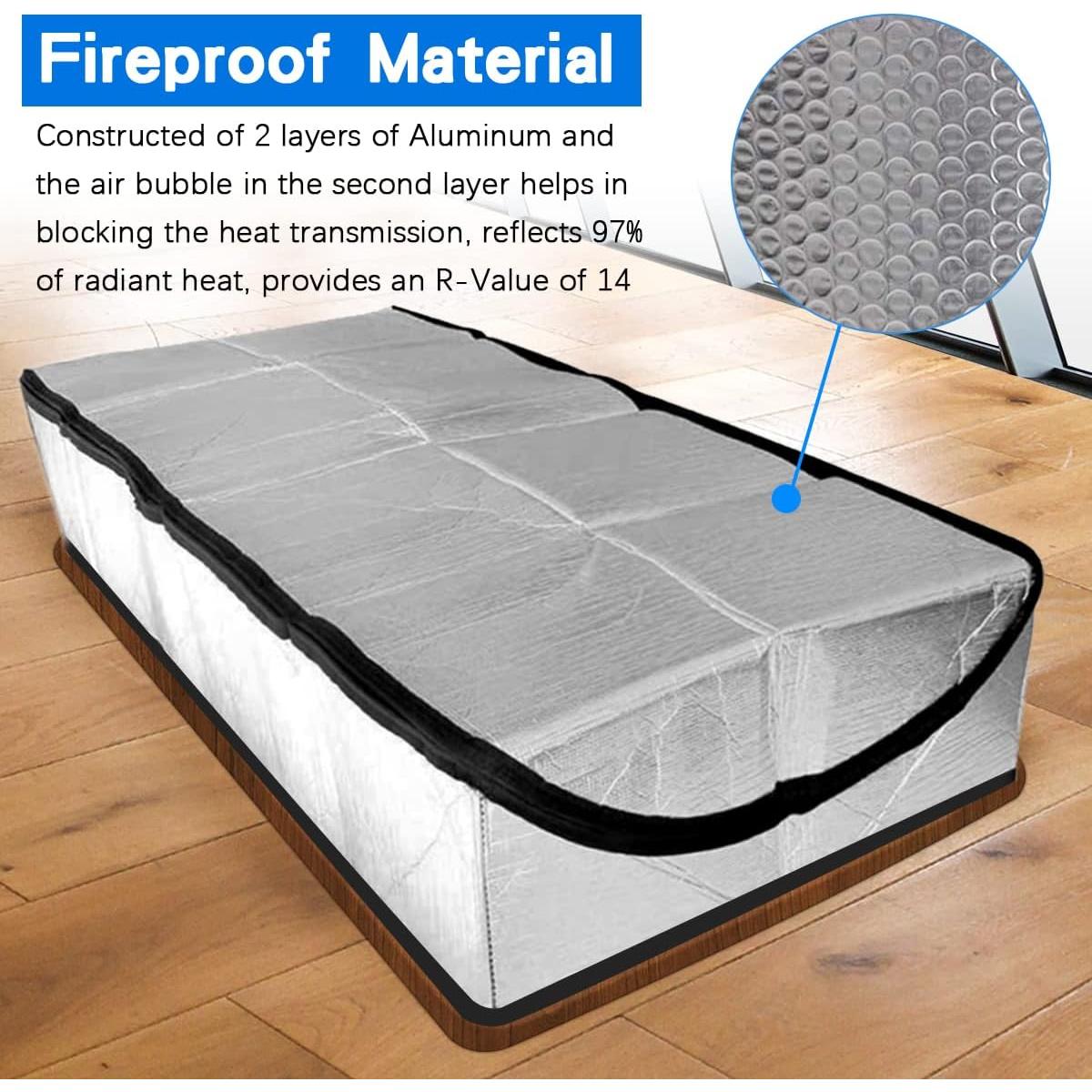 Cubierta de Aislamiento para Puerta de Ático Storystore 137x63 cm