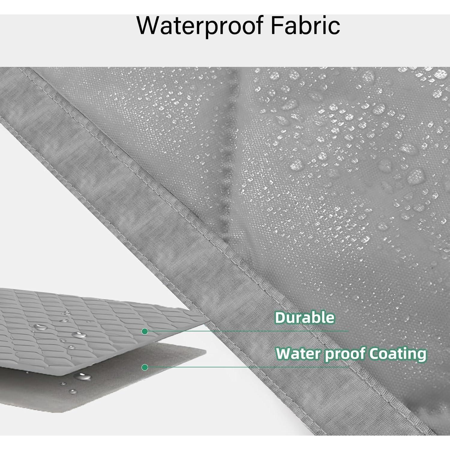 Cortina Térmica Aislante Magnética Zisoue 91.44x243.84 cm Gris