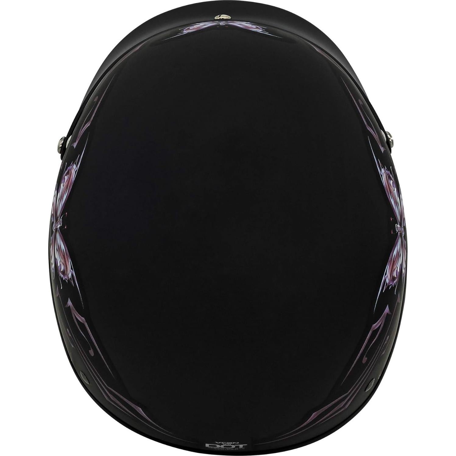 Casco VCAN V515BF21 Mariposa Negro Talla X-Small