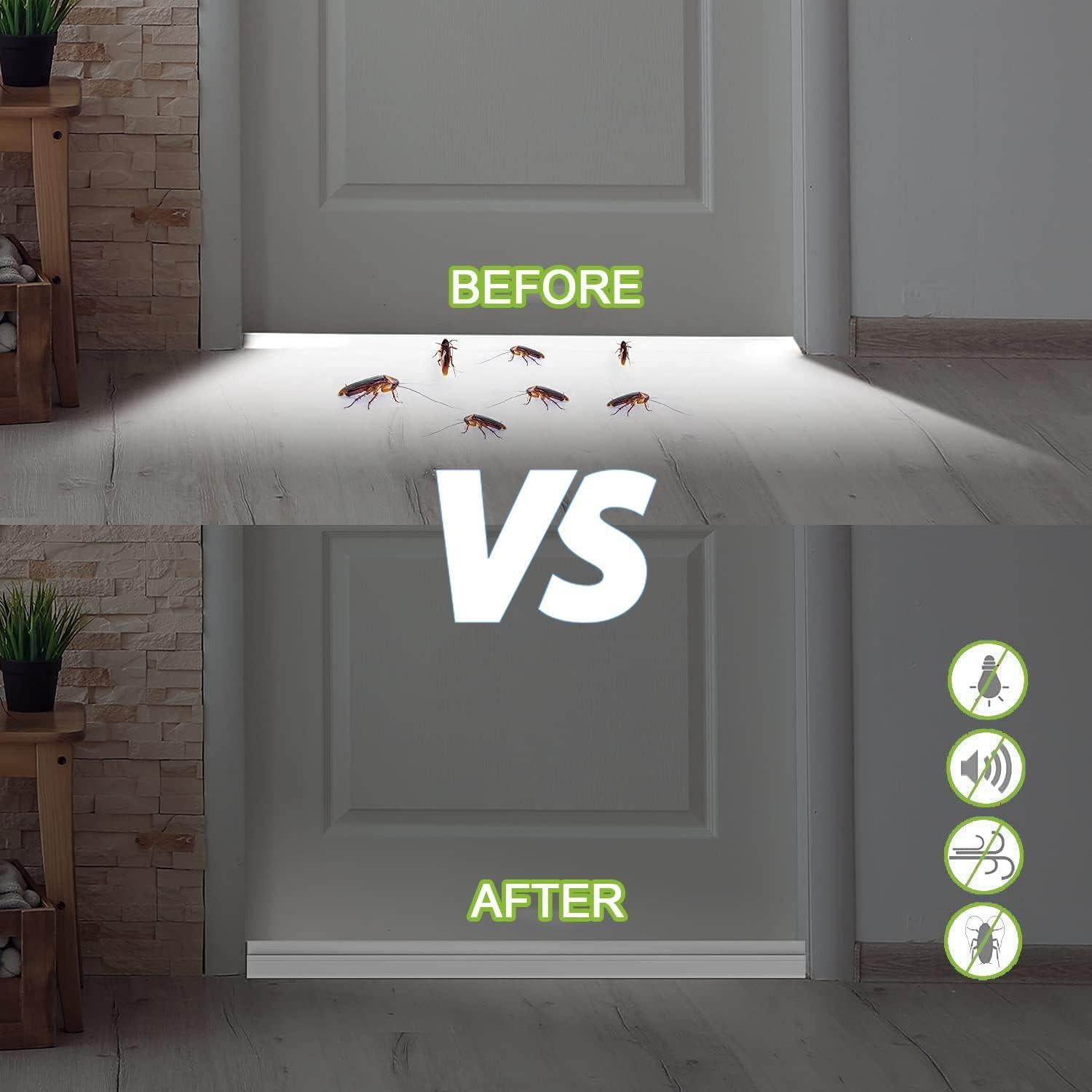 Bloqueador de Corrientes de Aire DINGLIAN Blanco 5.08cm x 99cm