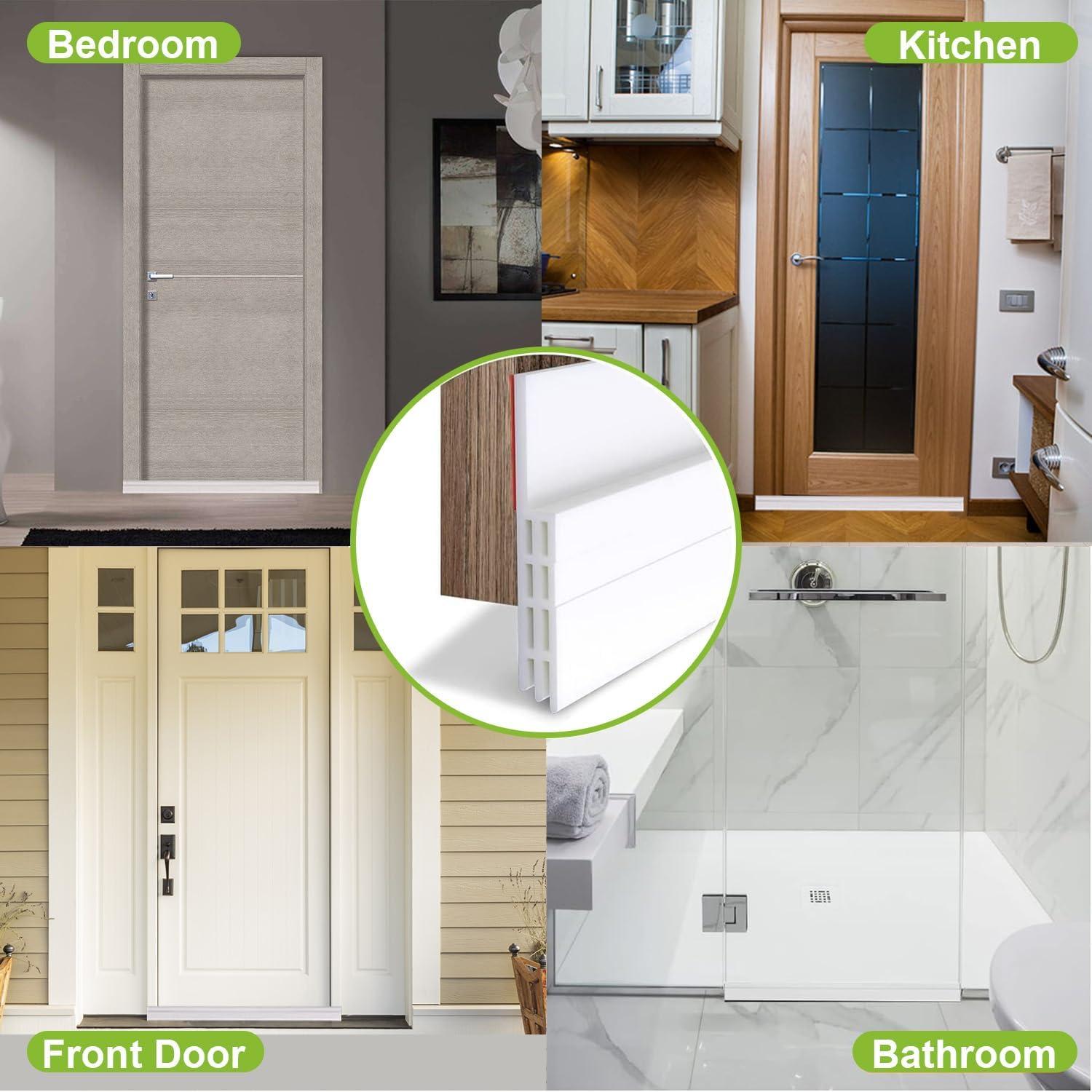 Bloqueador de Corrientes de Aire DINGLIAN Blanco 5.08cm x 99cm