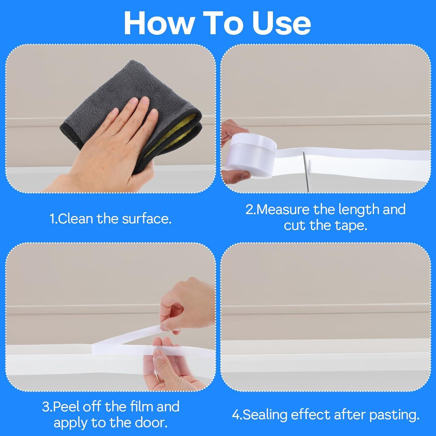 Tira de Sellado de Silicona Qianyu 4.5 cm x 4.5 cm 16 pies