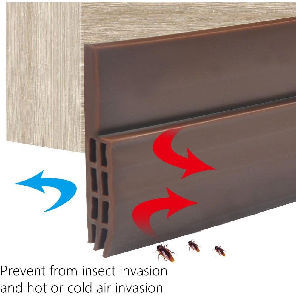 Burlete autoadhesivo Yosoo 100cm para puertas interiores