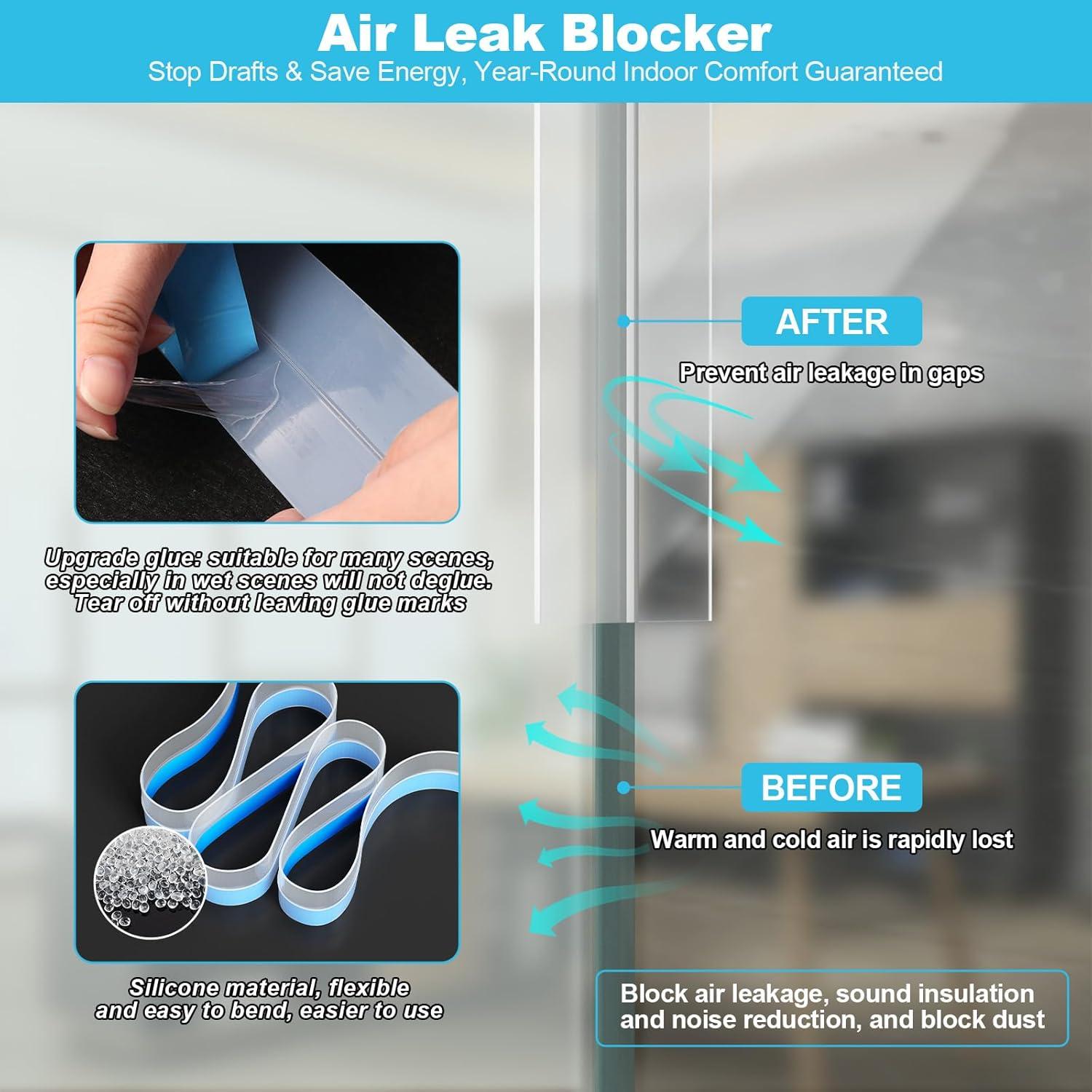 Tira de sellado de puerta de silicona Greymond 6.1m x 5cm