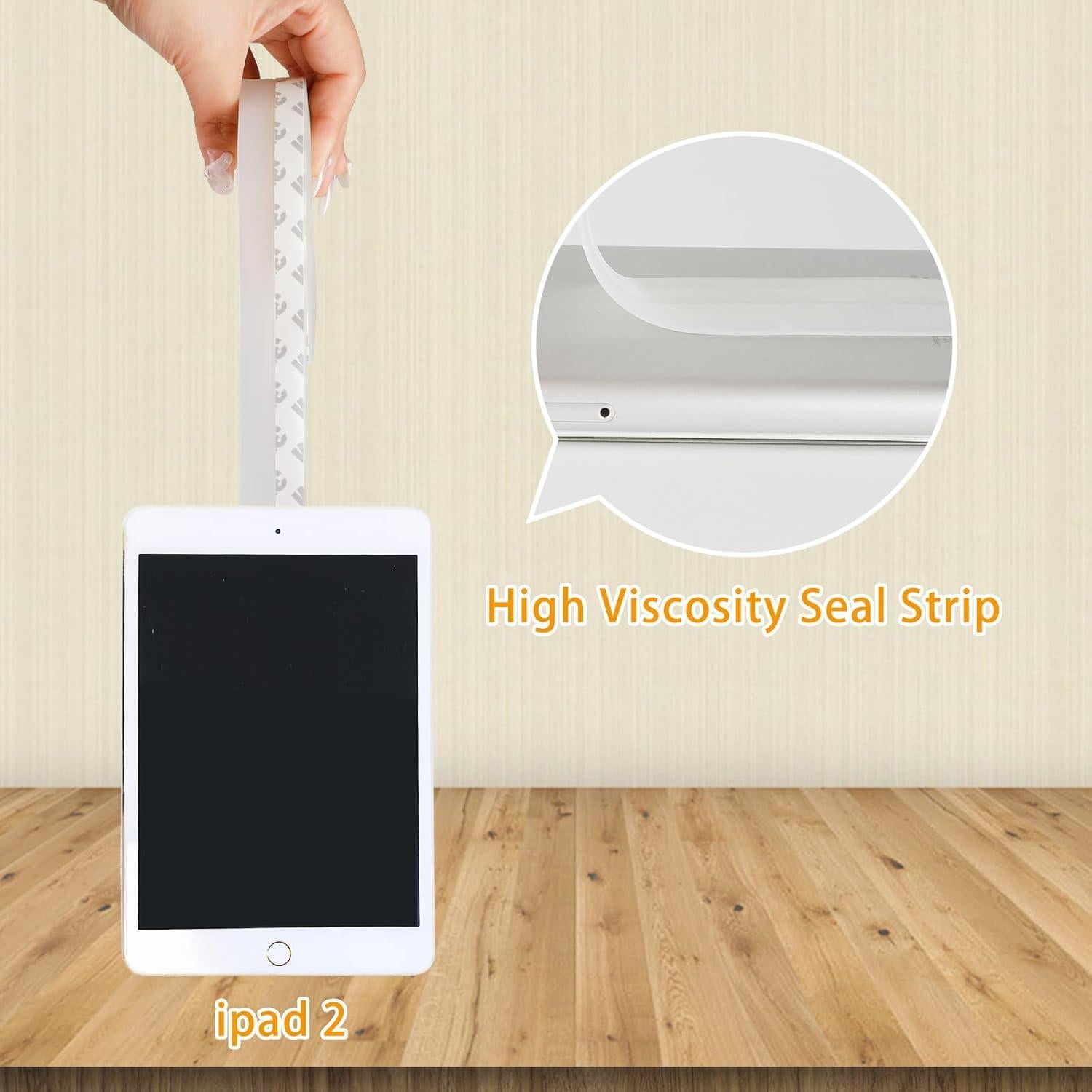 Tira de Sellado de Silicona Tadpole 35mm x 7.92m Transparente