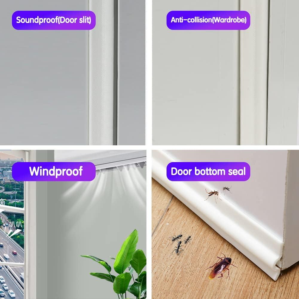 Tira de Sellado Autoadhesiva KNEELISA 196 Pulgadas Blanca