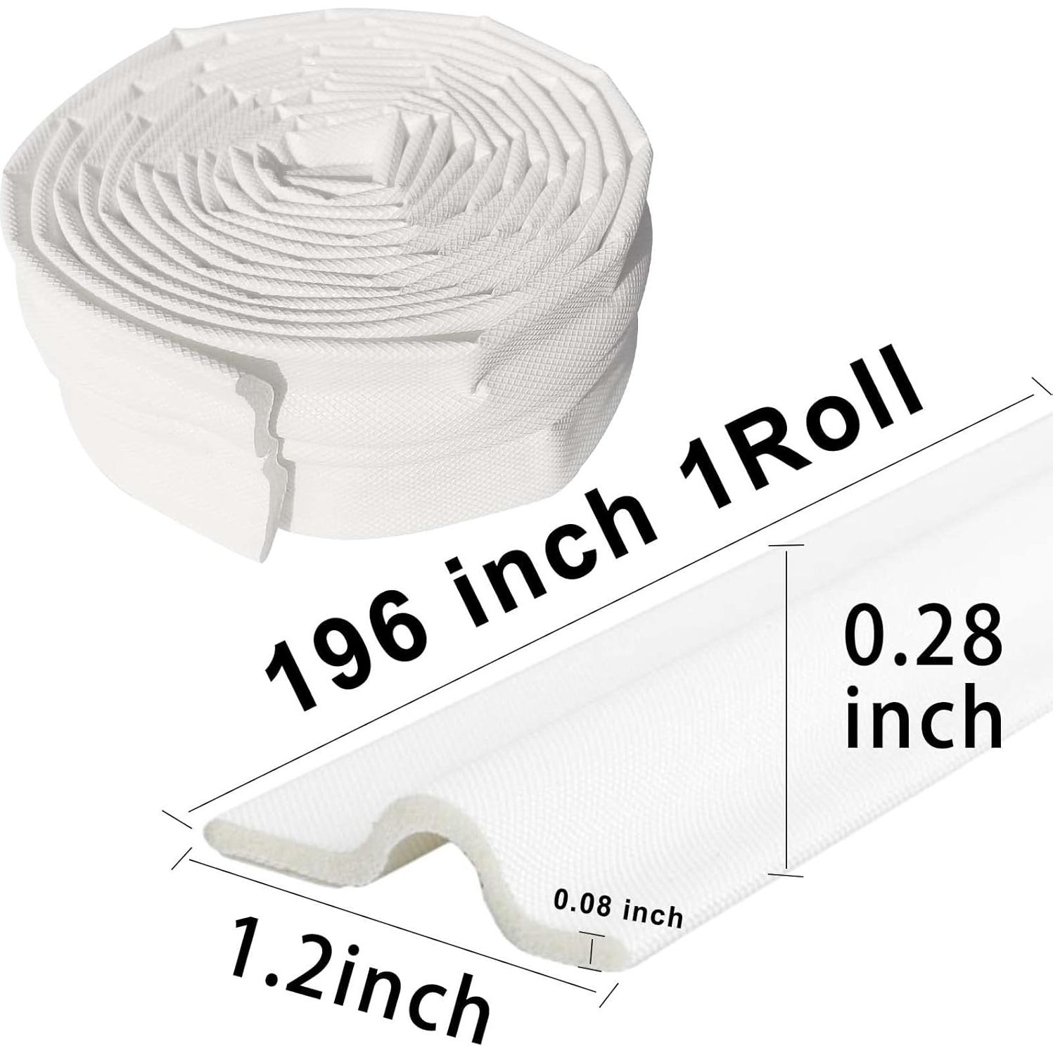 Tira de Sellado Autoadhesiva KNEELISA 196 Pulgadas Blanca