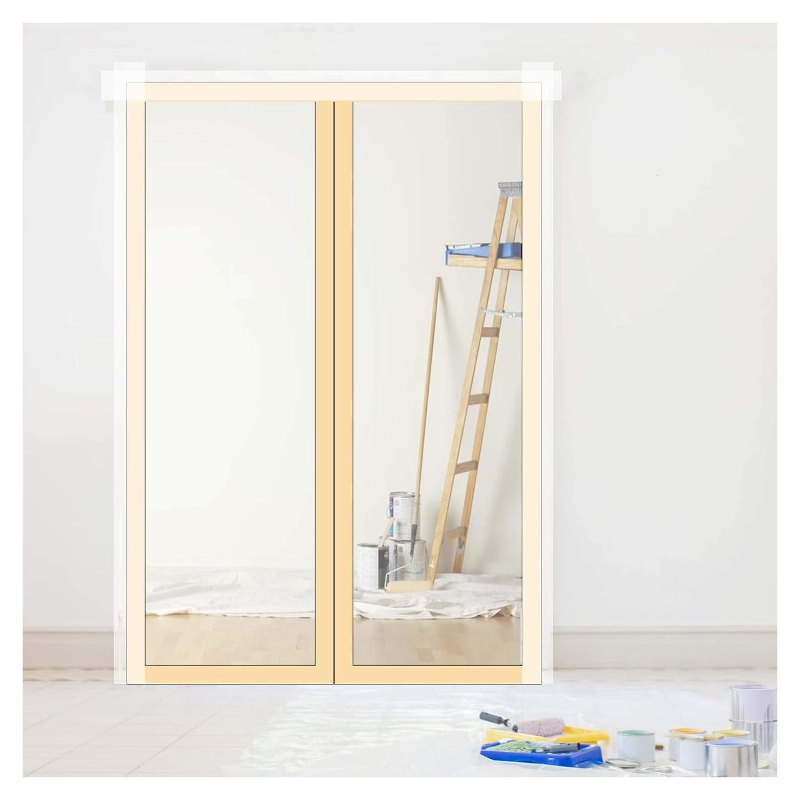 Kit de Puerta Barrera de Polvo Magnético 1.52m x 2.59m