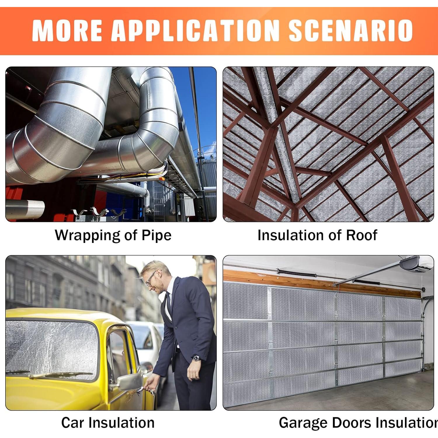 Kit de Aislamiento para Puertas de Garaje Gerrii 16 Pcs 61x137 cm