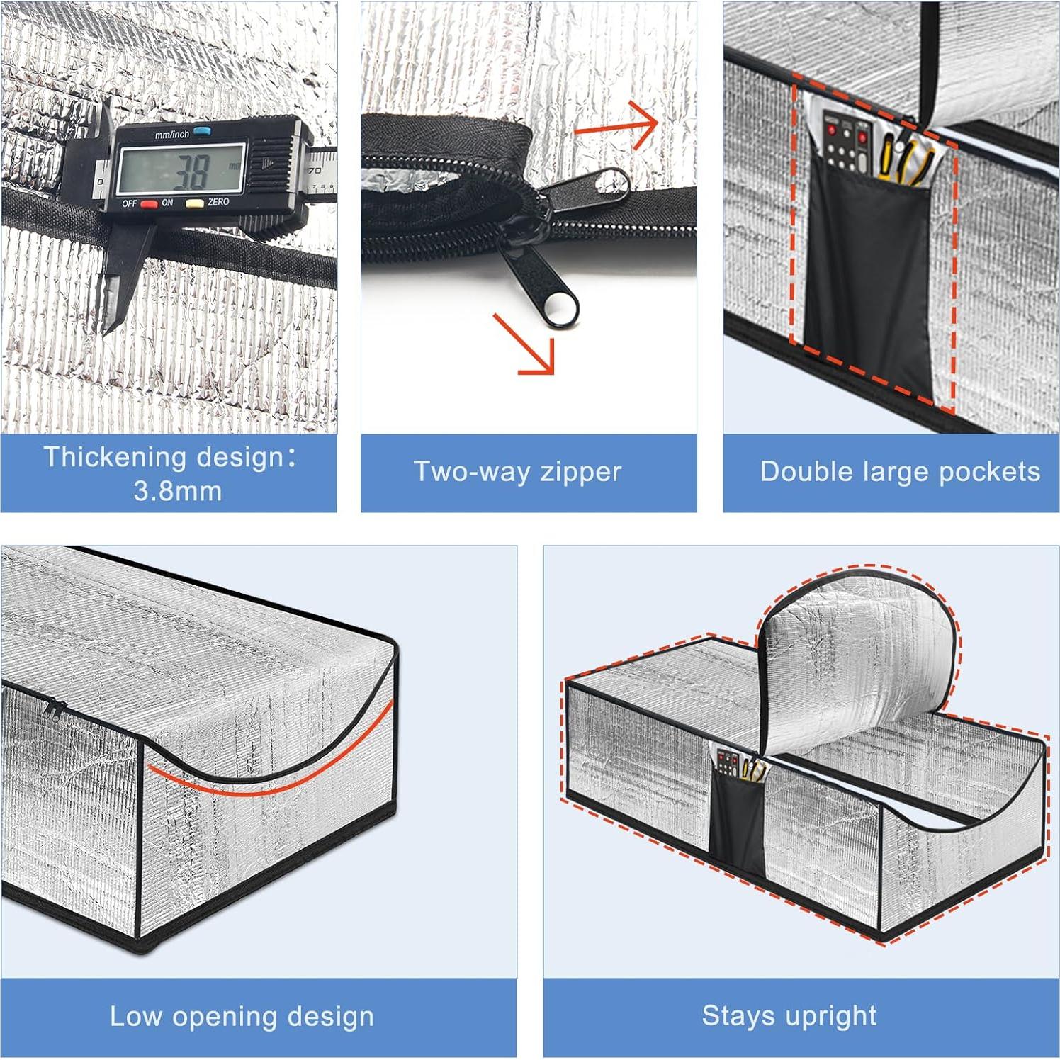 Cubierta de Aislamiento para Escaleras de Ático Coldairsoap 63.5x137.2 cm