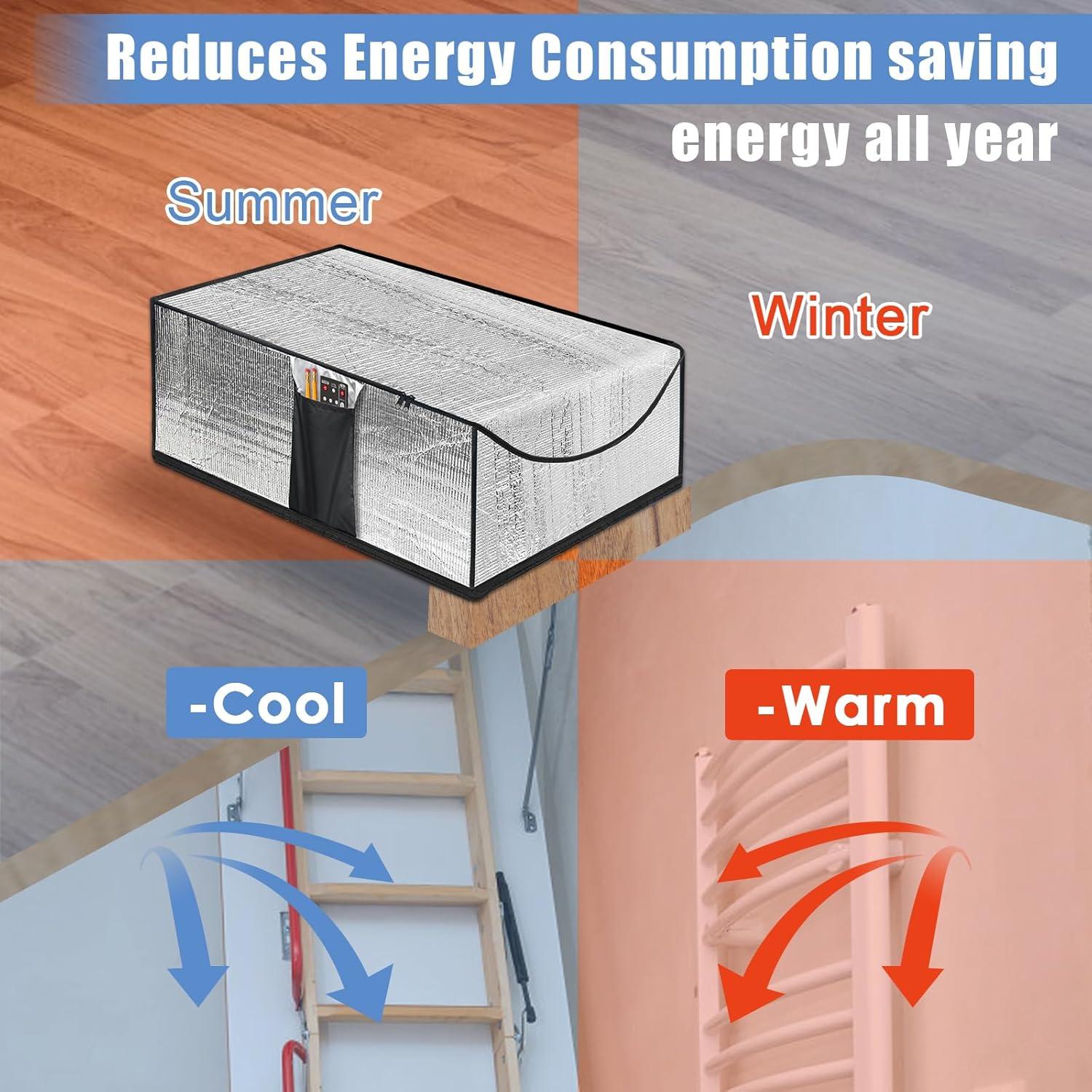 Cubierta de Aislamiento para Escaleras de Ático Coldairsoap 63.5x137.2 cm