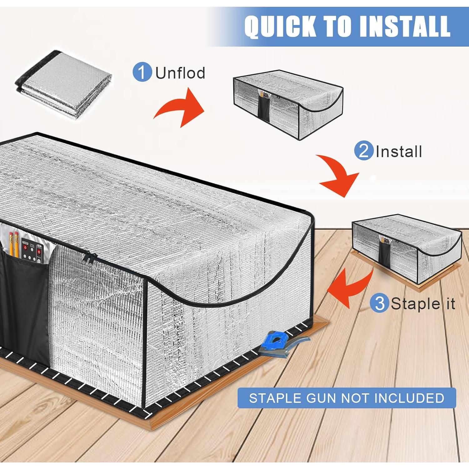 Cubierta de Aislamiento para Escaleras de Ático Coldairsoap 63.5x137.2 cm