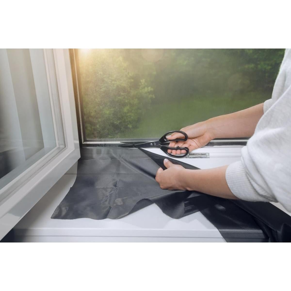 Malla Anti-polvo Tesa 130x150 cm - Protección Alergias Gris