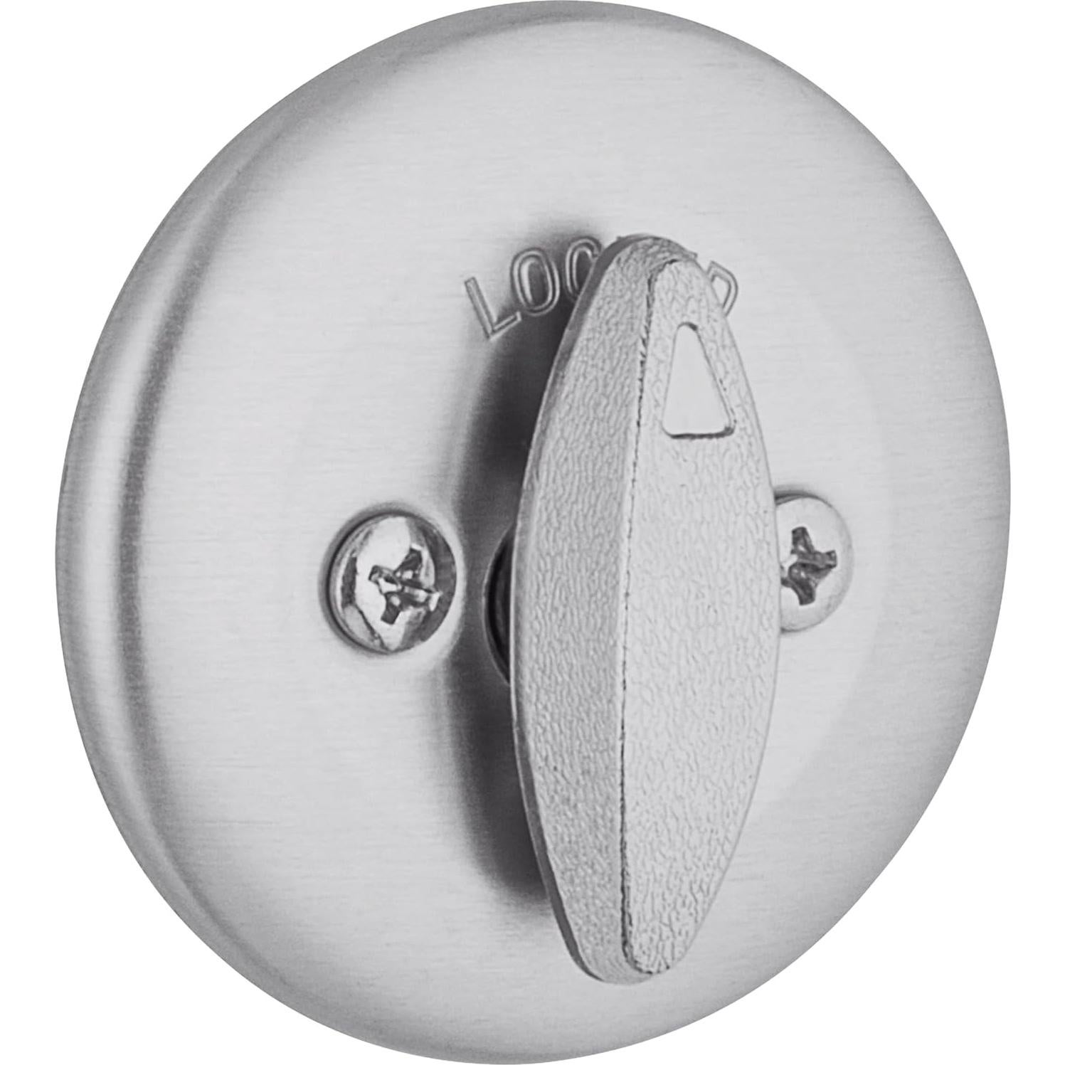 Cerradura de Pestillo Kwikset 660 Cromo Satinado Cilindro Simple
