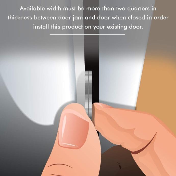 Armadura de Puerta Mini Armor Concepts - Kit de Seguridad 3 Piezas