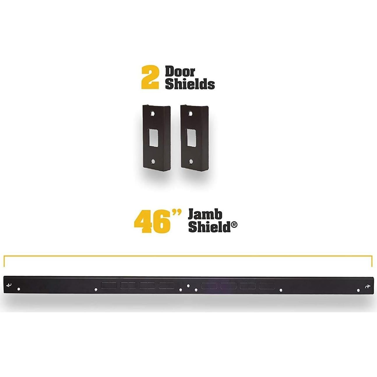 Armadura de Puerta Mini Armor Concepts - Kit de Seguridad 3 Piezas