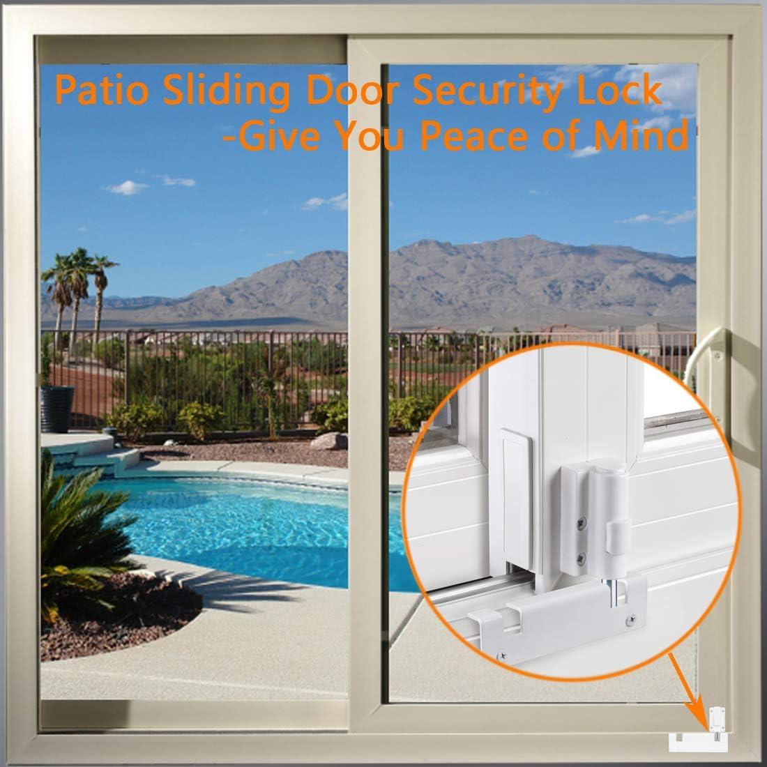 Cerradura de Seguridad para Puerta Corredera HauSun - A Prueba de Niños - Instalación Superior e Inferior
