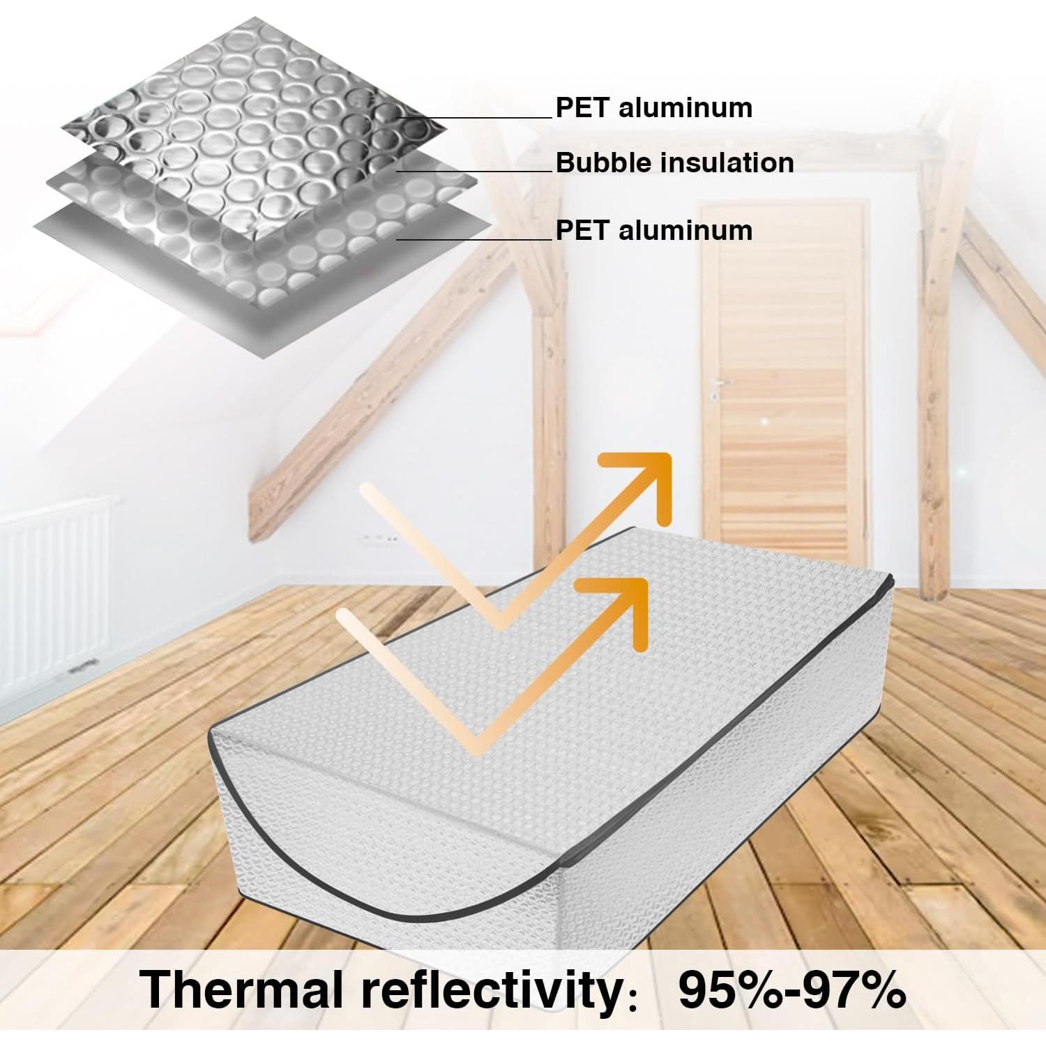 Cubierta de Aislamiento para Puerta de Ático YUJHON 63.5x137.2 cm