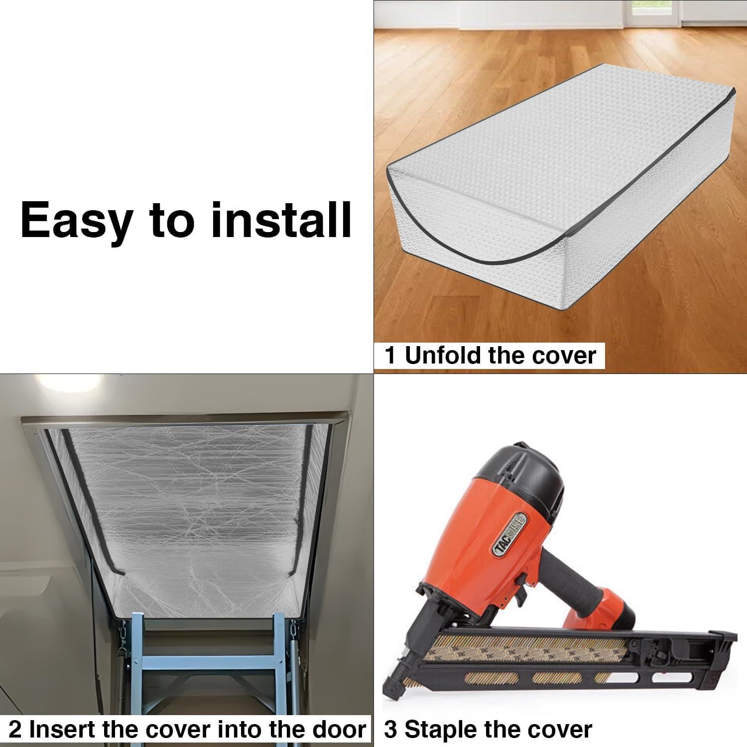 Cubierta de Aislamiento para Puerta de Ático YUJHON 63.5x137.2 cm