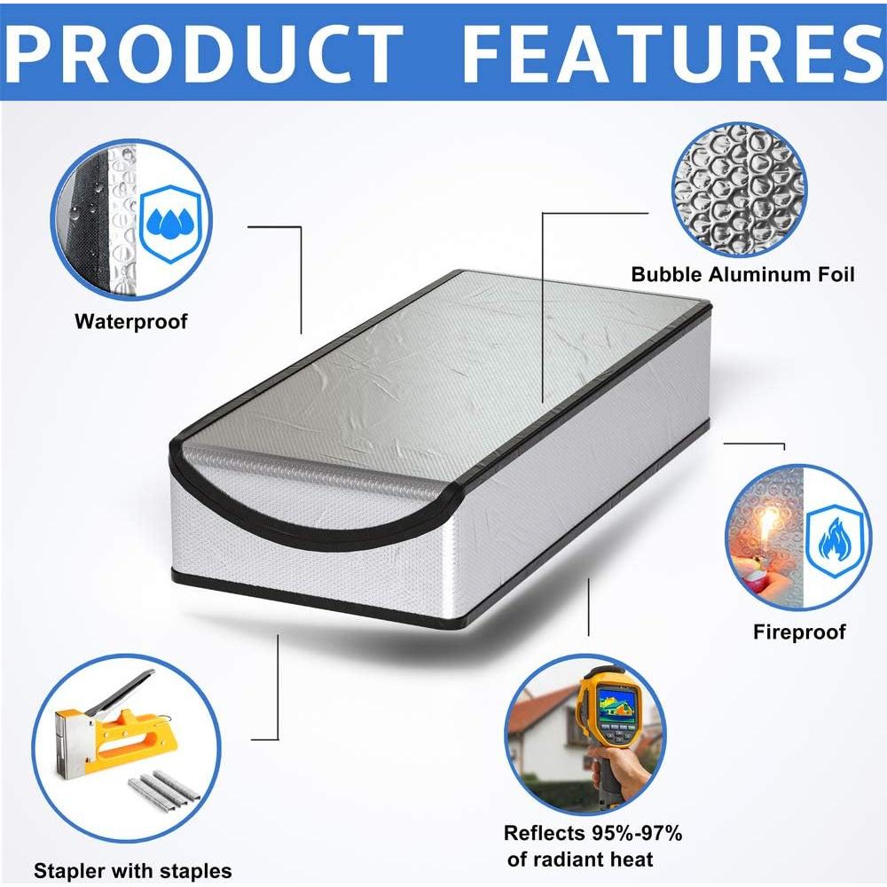 Cubierta de Aislamiento para Escaleras de Ático LEMOONE 63.5x137.2cm