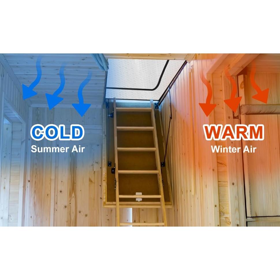 Cubierta de Aislamiento para Escalera de Ático GardEasy 130.8x66x27.3 cm