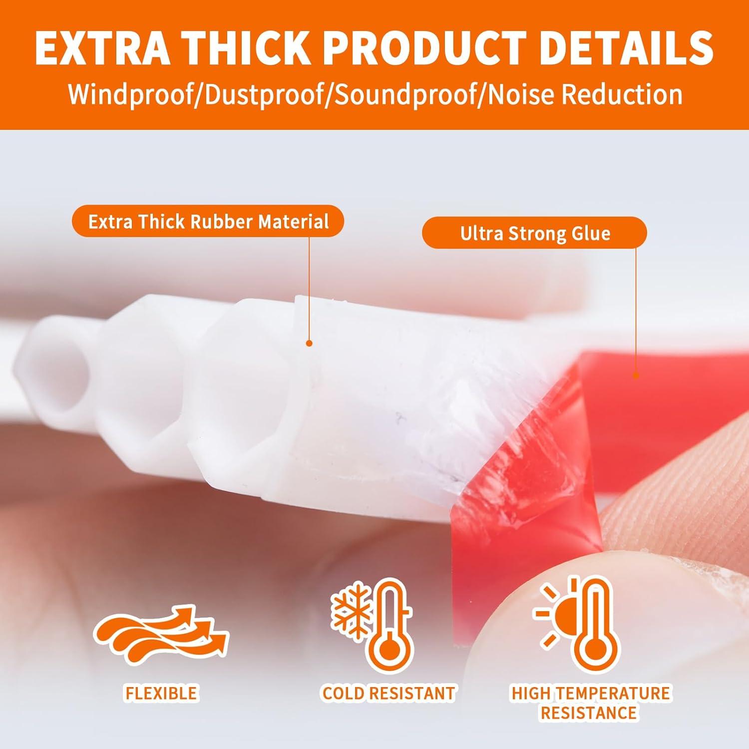 Cinta de Goma Autoadhesiva SILIENTWERK 40 Pies Blanca