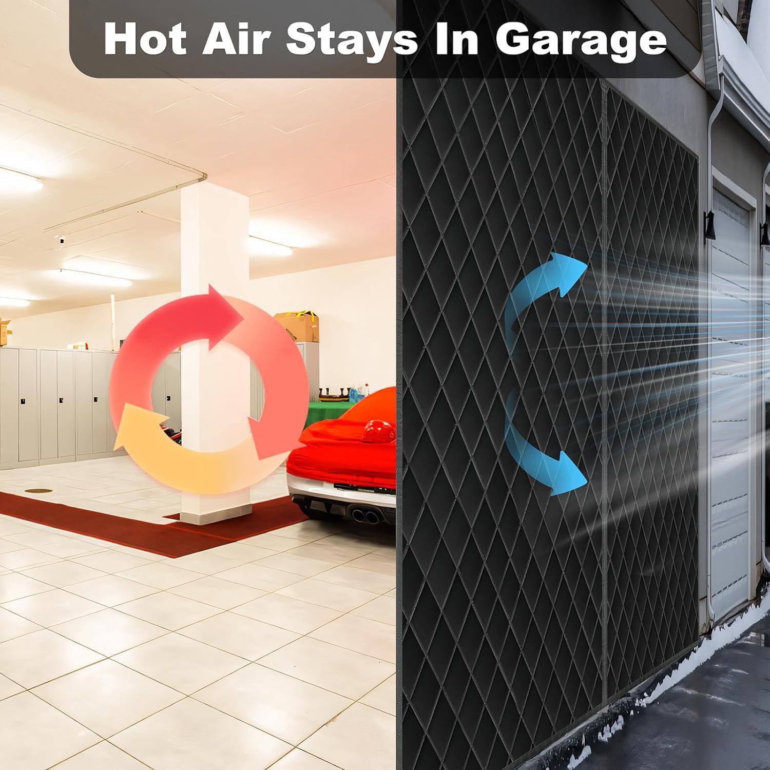 Cortina Aislante Térmica LIAMST para Puerta de Garaje 2.74x2.13m