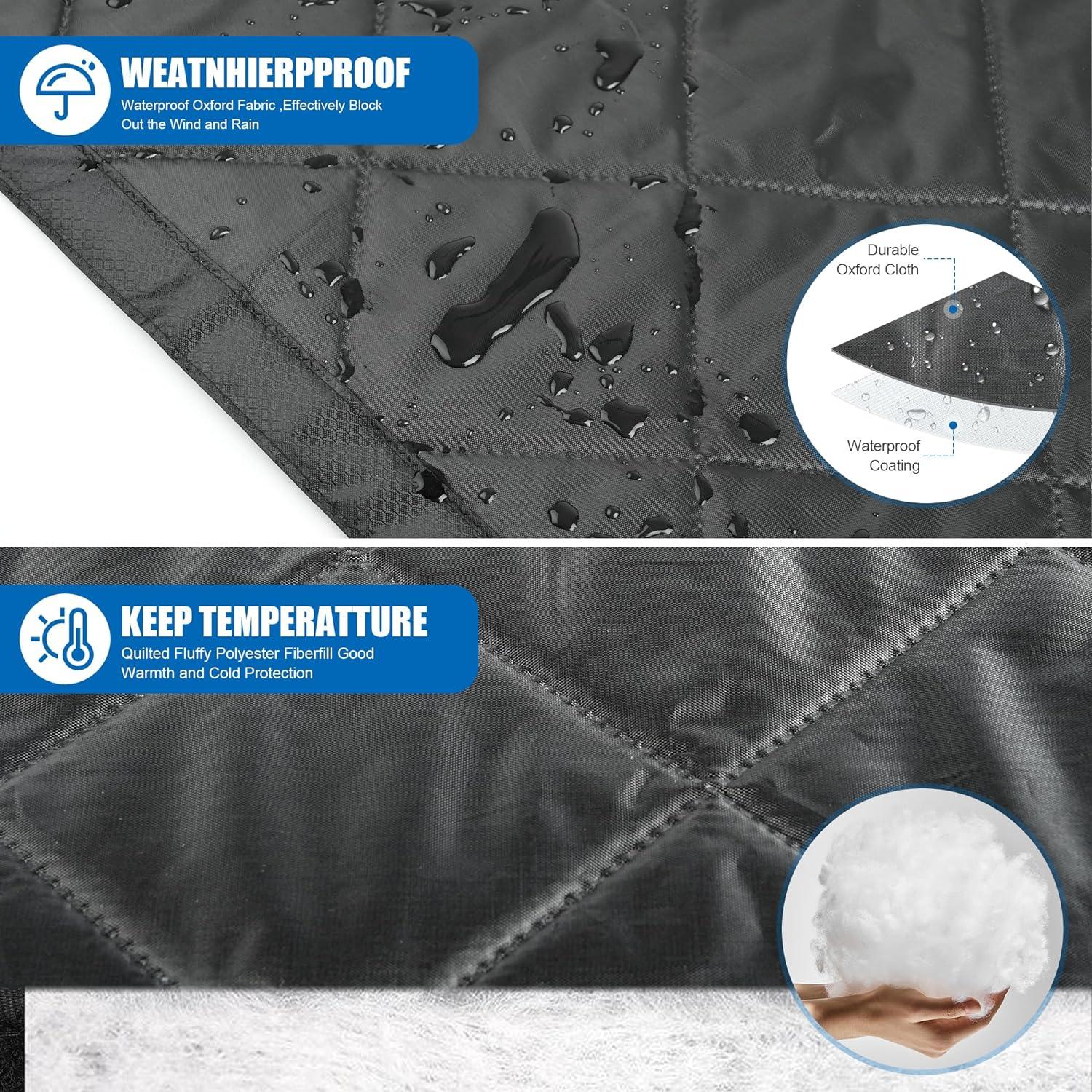 Cortina Aislante Térmica LIAMST para Puerta de Garaje 2.74x2.13m