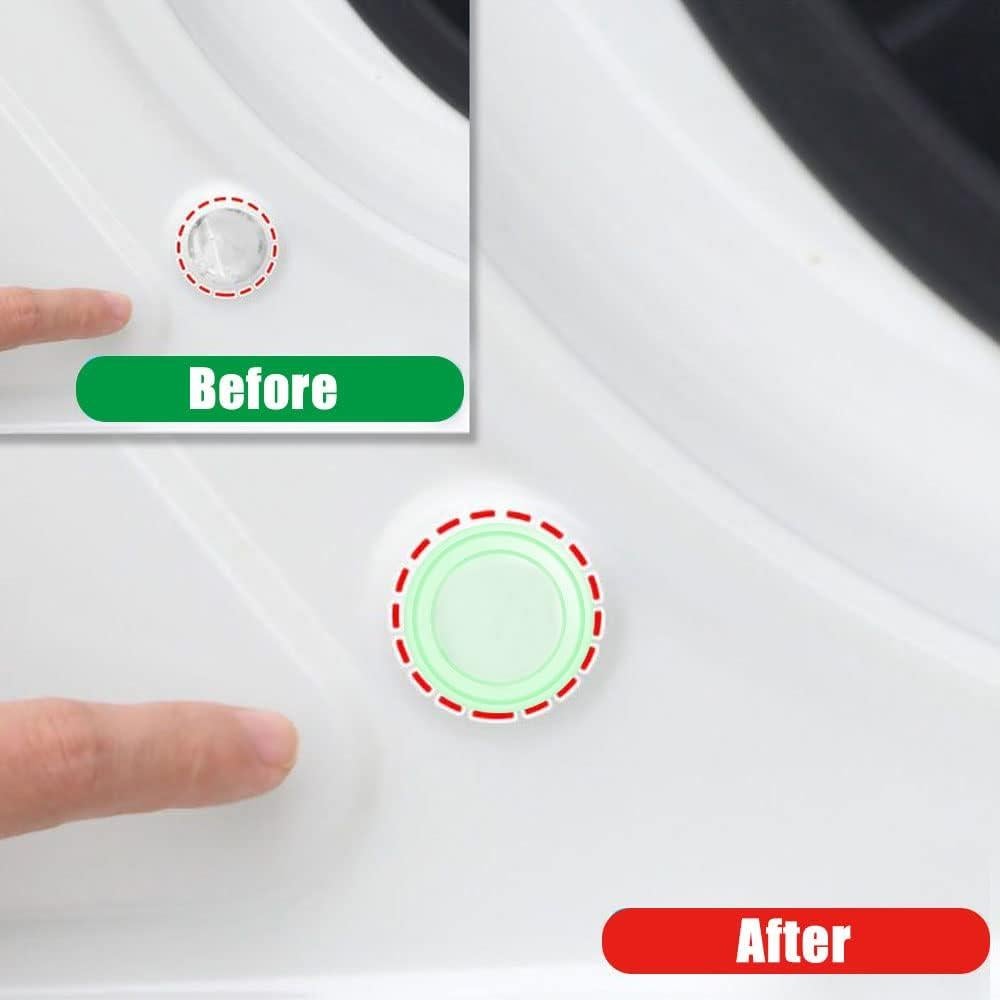 30 Piezas Goma Amortiguadora de Puerta YaoQiYou CDS 10mm