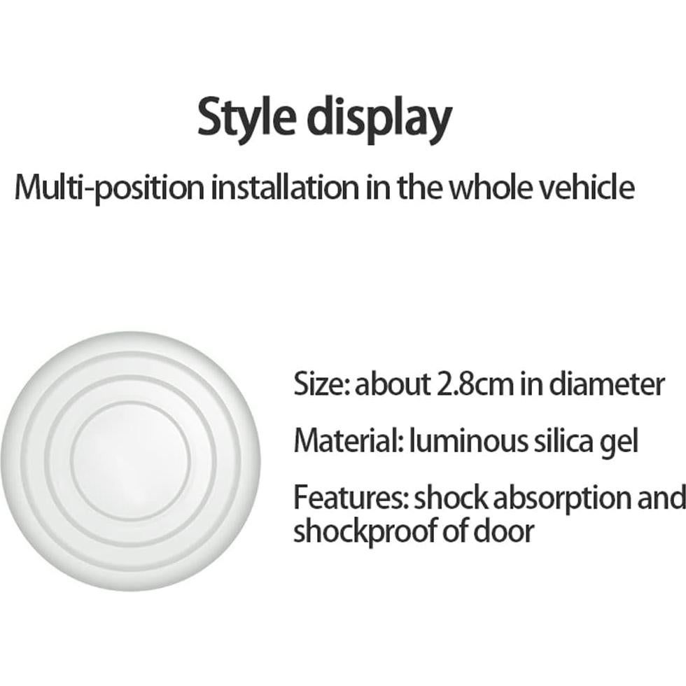 30 Piezas Goma Amortiguadora de Puerta YaoQiYou CDS 10mm