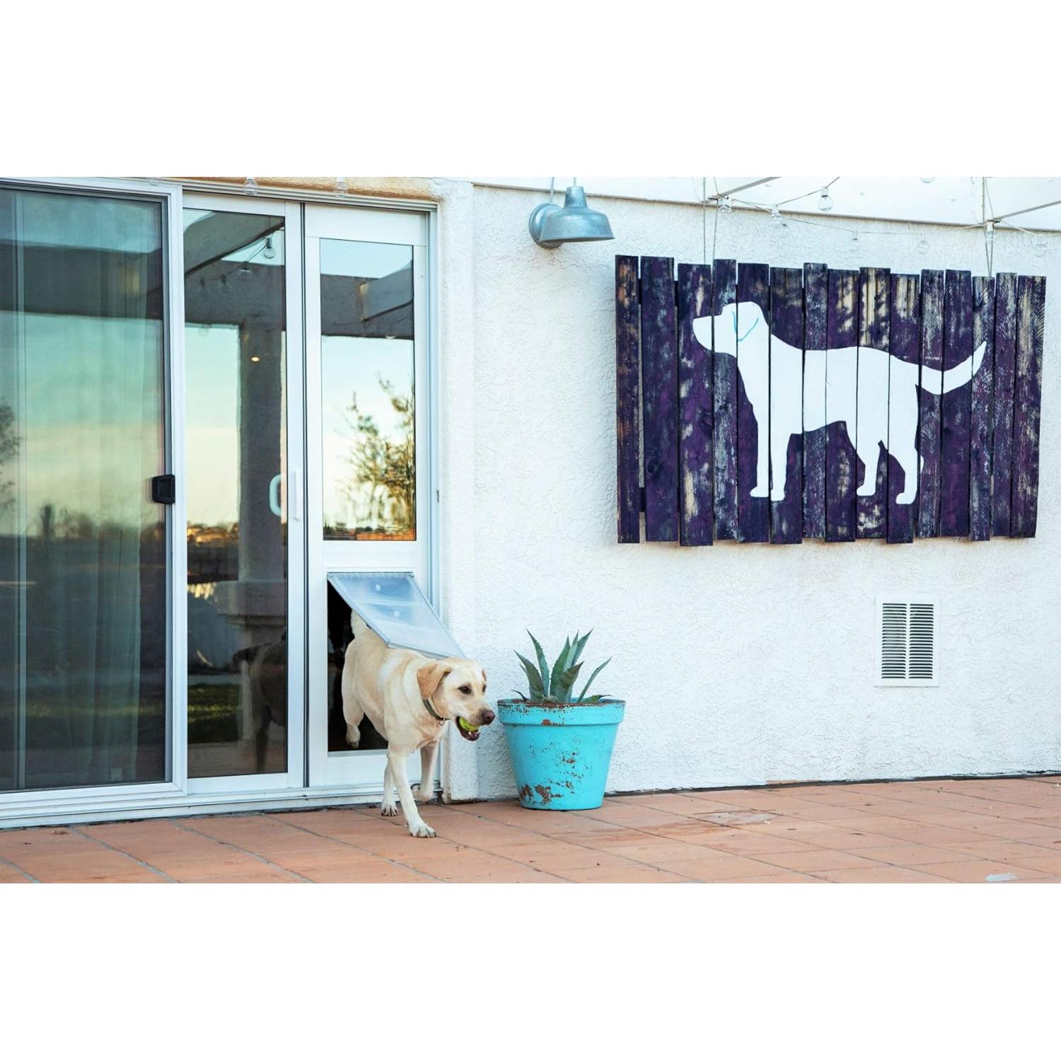 Puerta para Mascotas Endura Flap XL para Vidrio Deslizante 77-80 cm