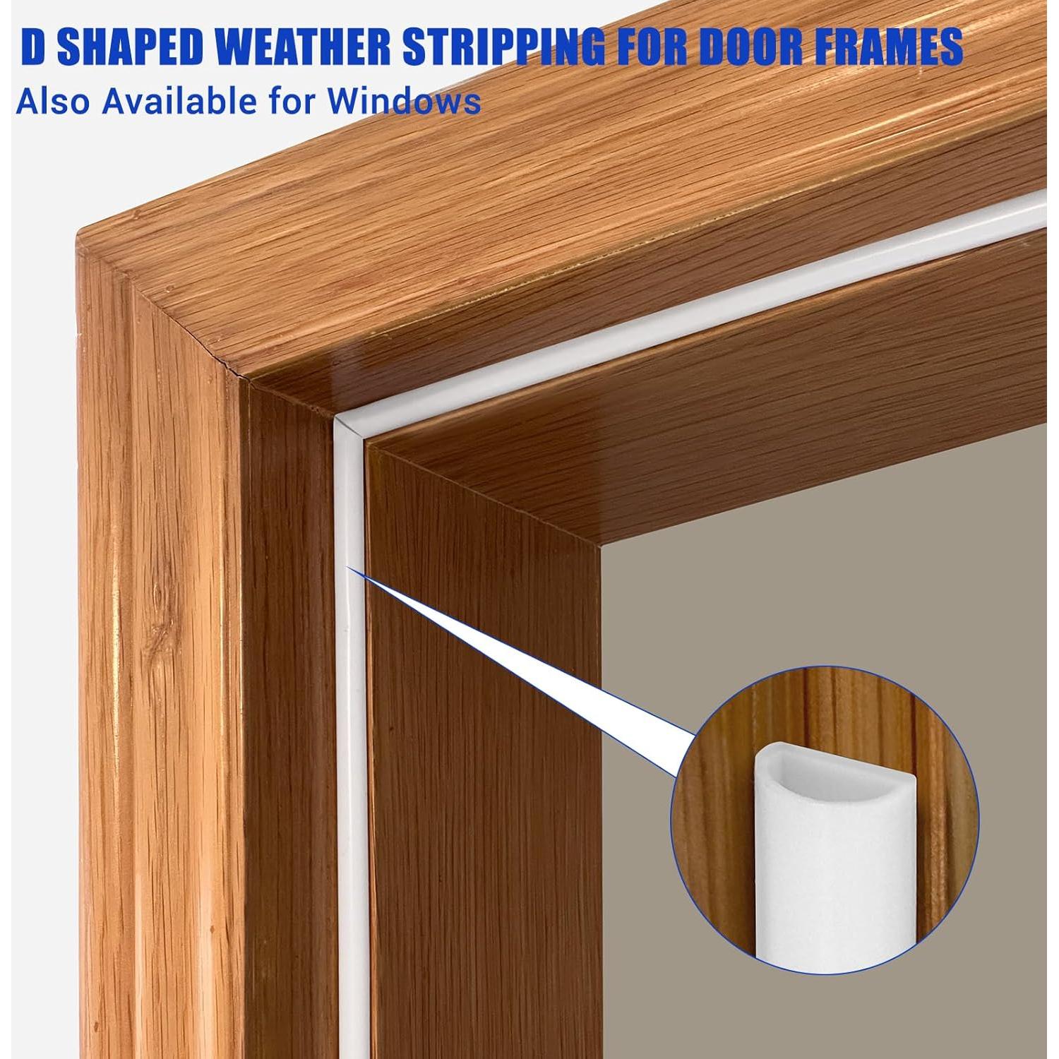 Sellador de Puerta Protalwell Silicona Autoadhesivo 6.1m Blanco