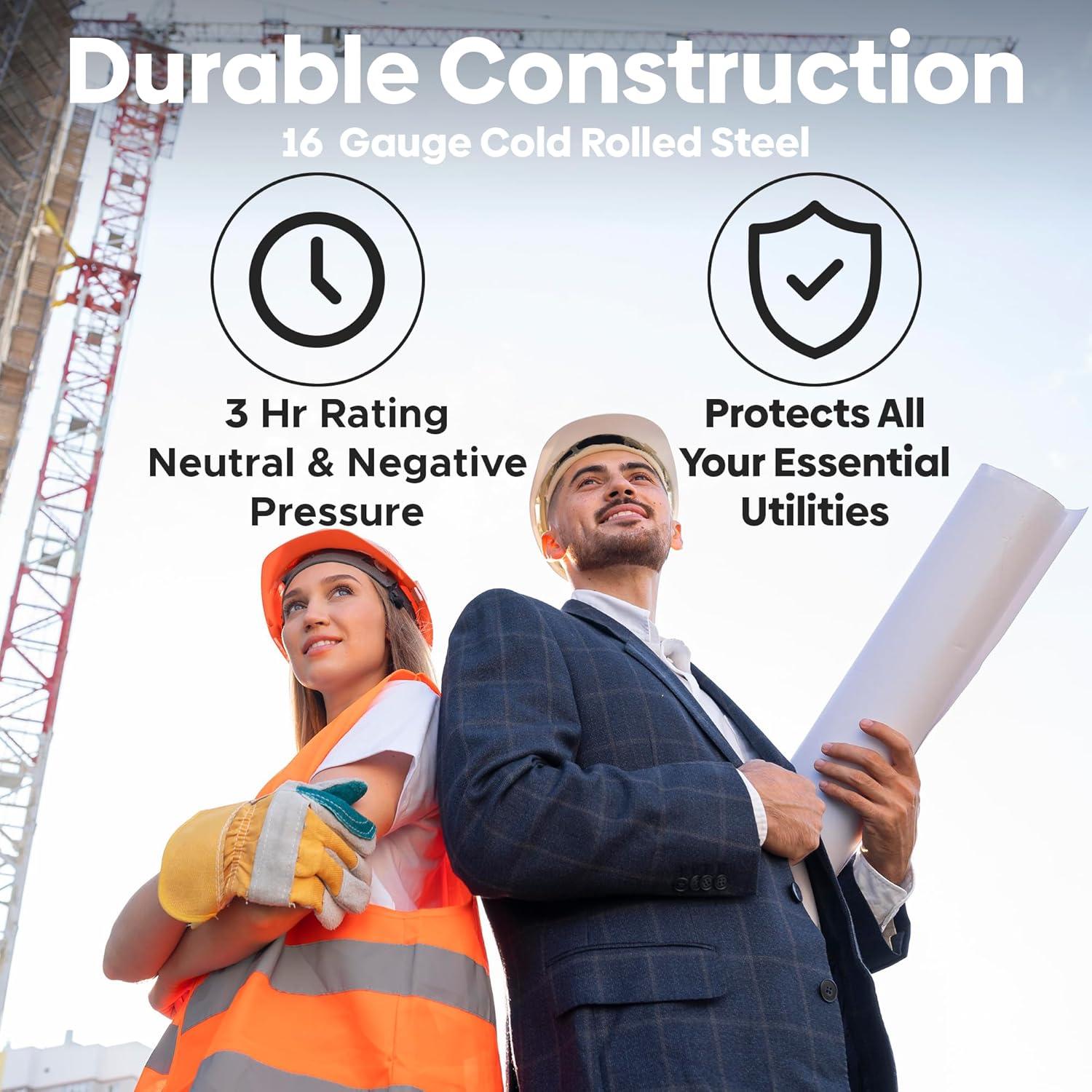 Puerta de Acceso Metálica Aislada 60x90 cm Mejor Acceso