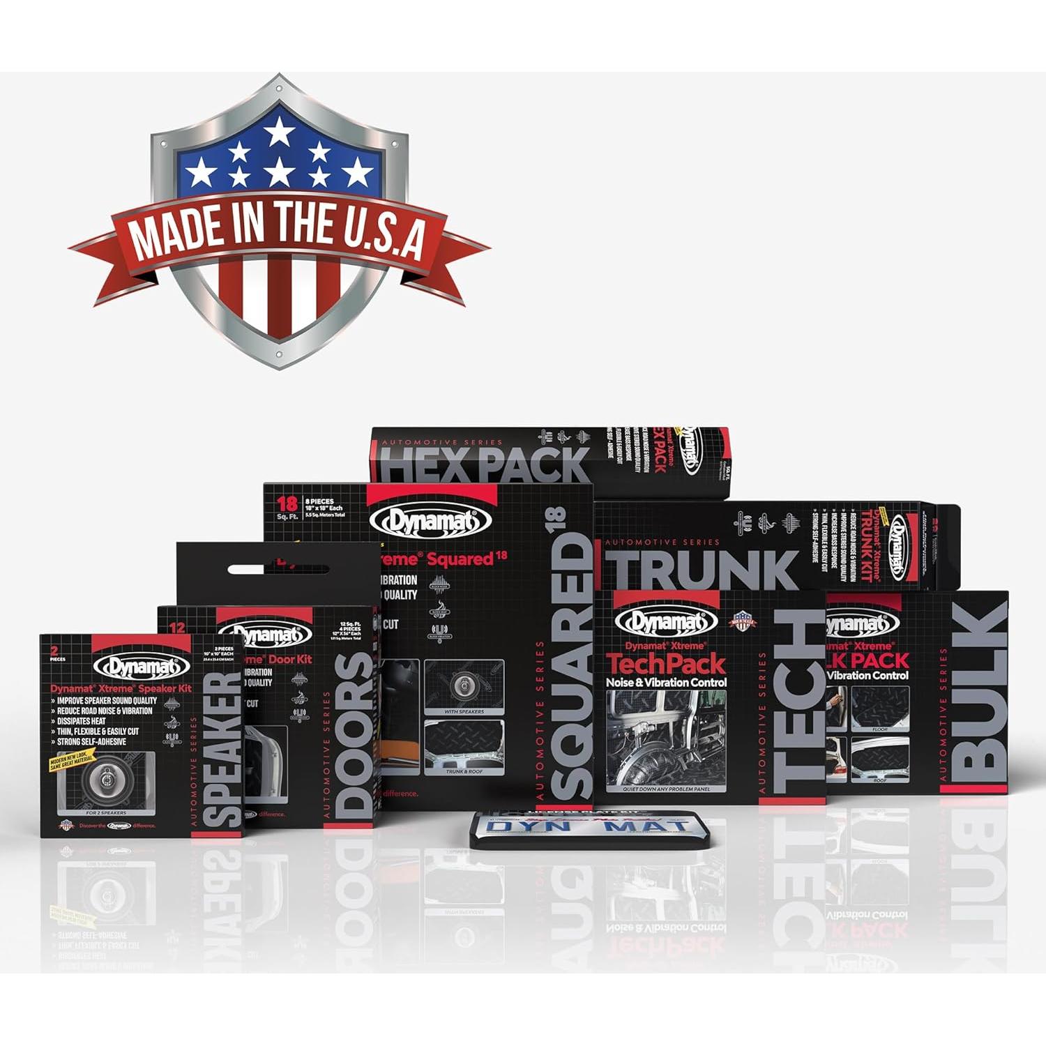 Dynamat Xtreme Aislamiento Acústico para Automóviles - 7 Hojas