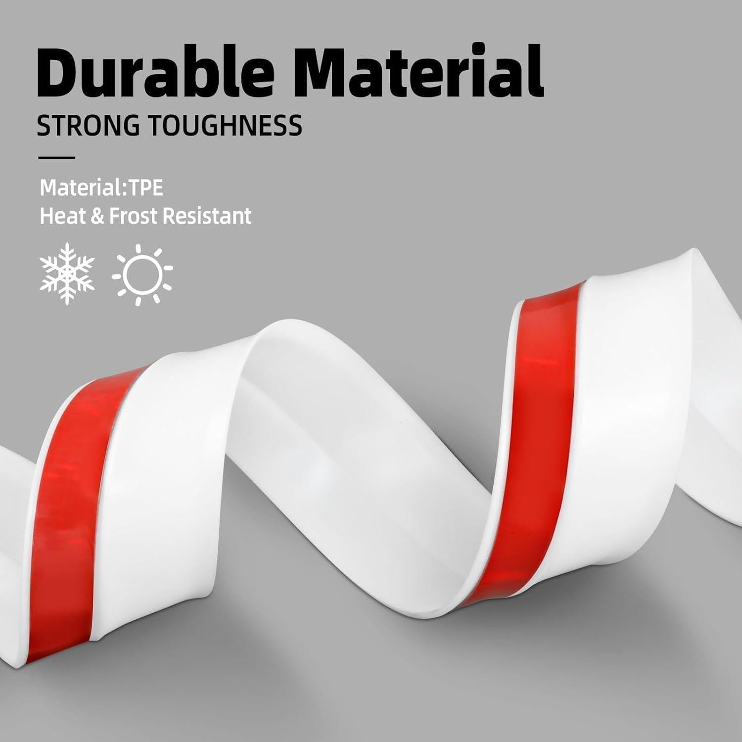 Sello de Puerta de Garaje Ginchain 10.97m Blanco TPE