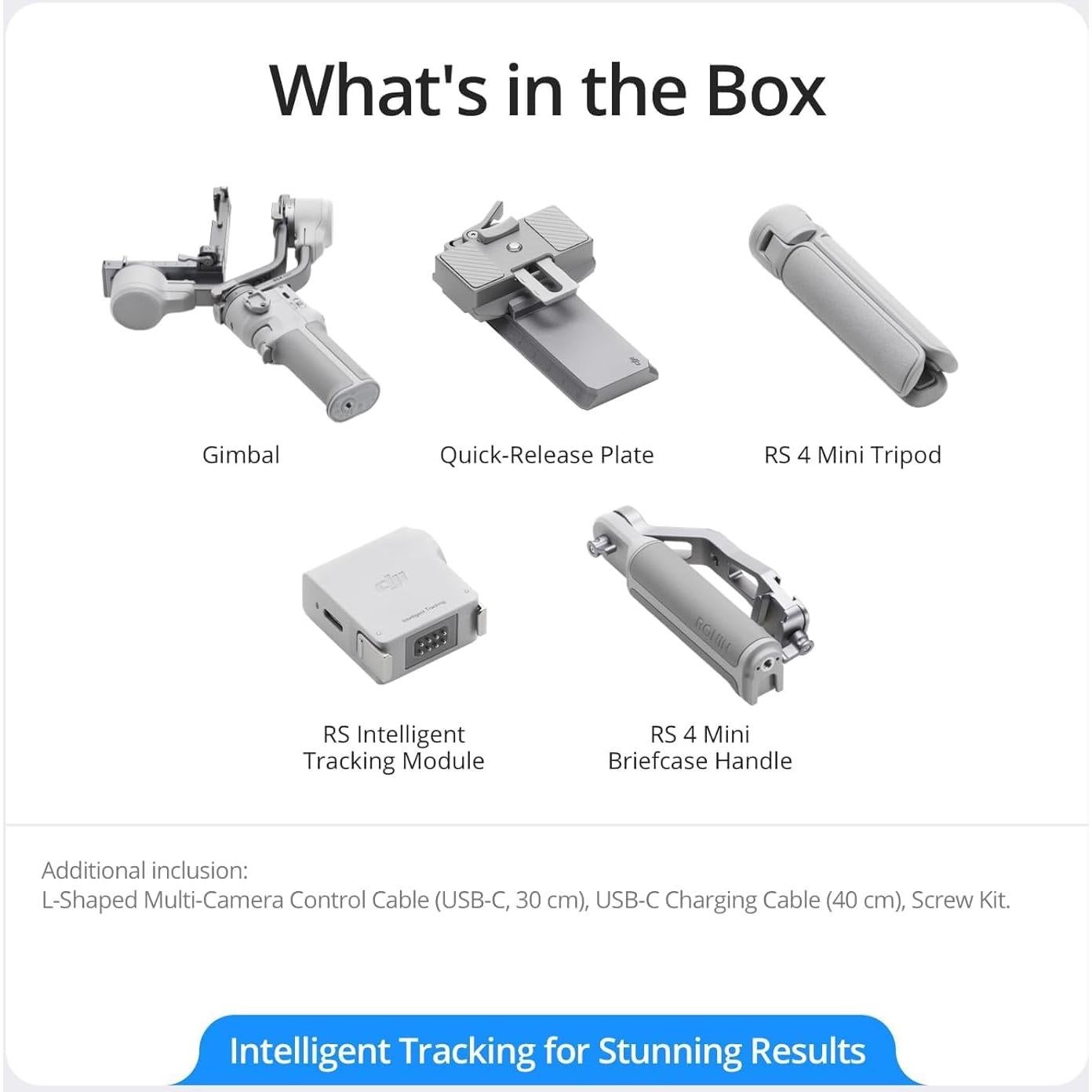 Estabilizador Gimbal DJI RS 4 Mini 3 Ejes + Micrófono Inalámbrico