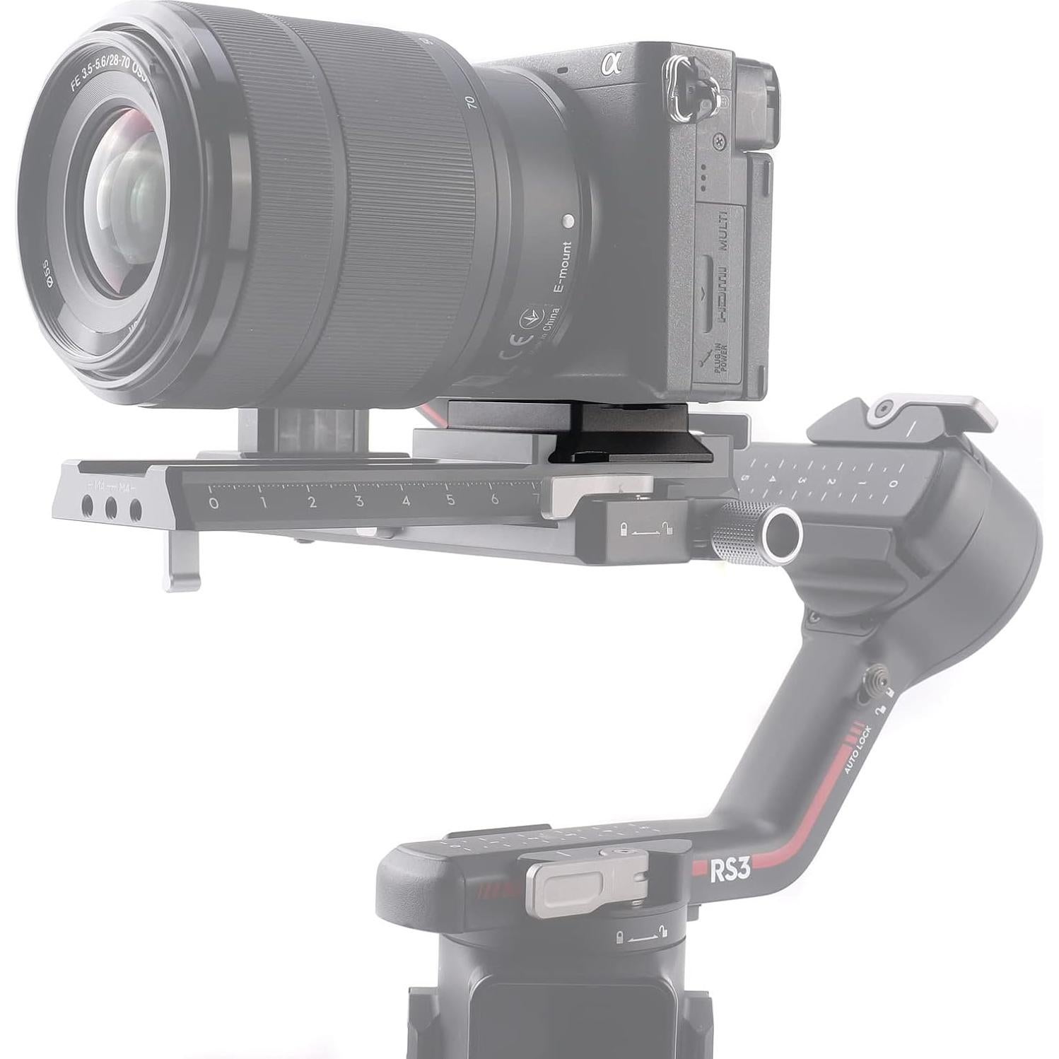 Base de liberación rápida FocusFoto para estabilizador DJI RS2 RSC2 RS3 Pro