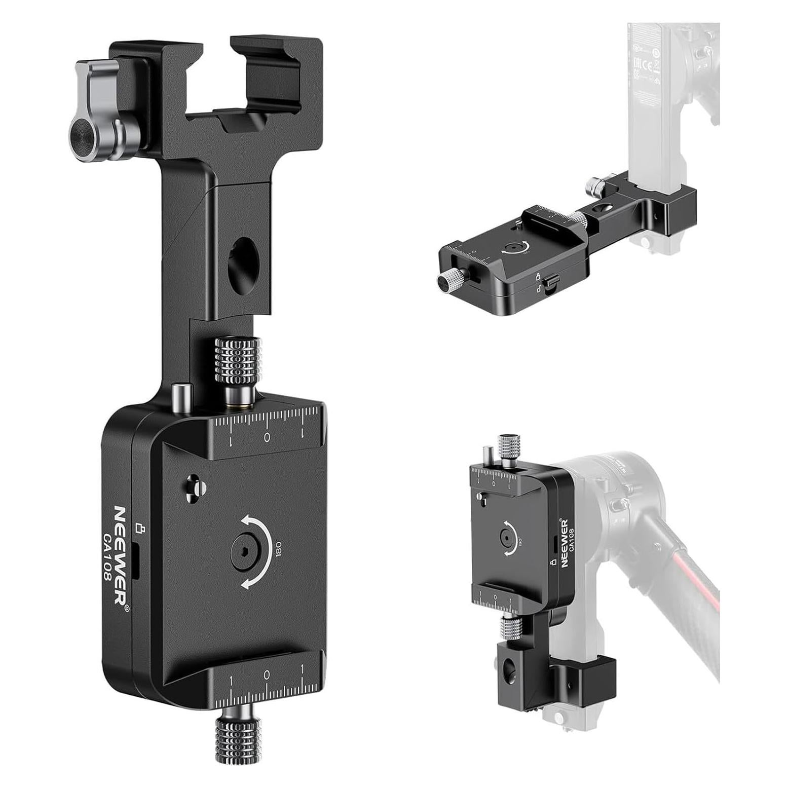 Montaje Vertical NEEWER RS4 RS3 para Cámara DJI Ronin
